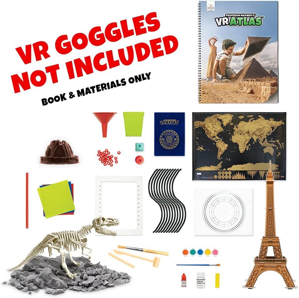 Profesör Maxwell VR Science Lab Ve VR Atlas STEM Bundle Seti