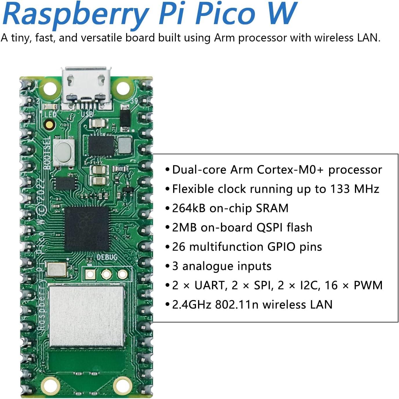 Freenove 4WD Araba Kiti Raspberry Pi Pico W Dahil