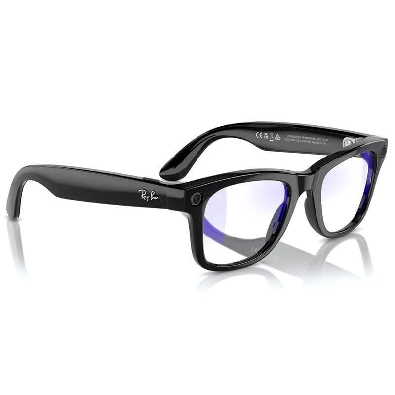 Ray-Ban | Meta Wayfarer Akıllı Gözlük Parlak Siyah Şeffaf