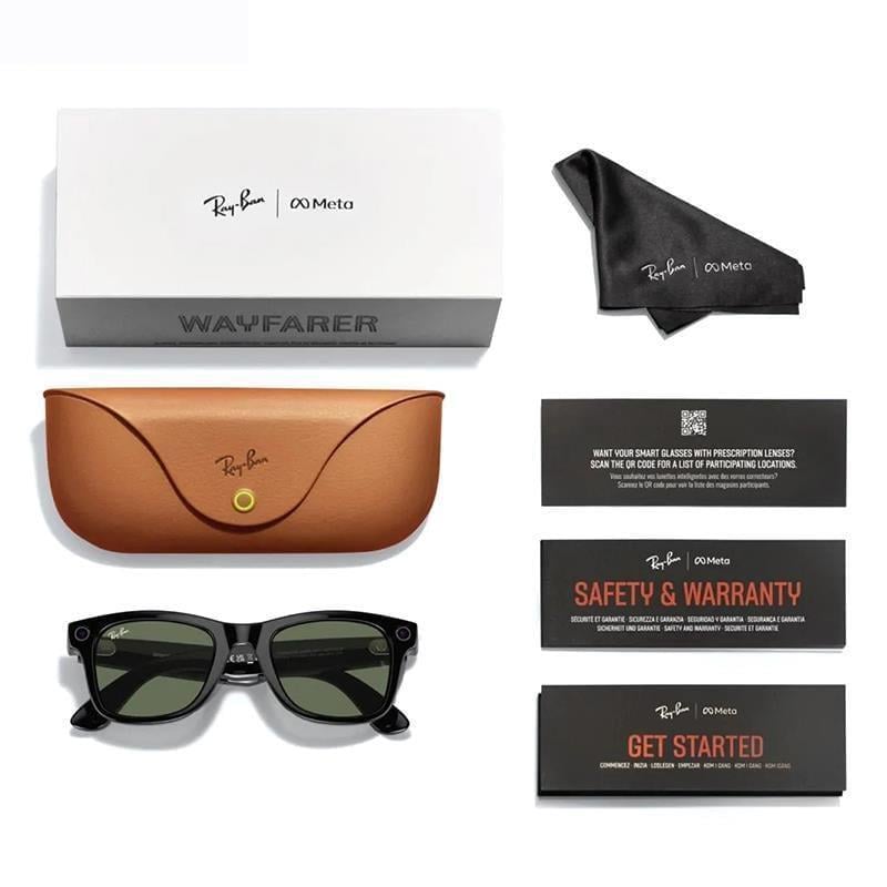 Ray-Ban | Meta Akıllı Gözlük Parlak Siyah G-15 Yeşil