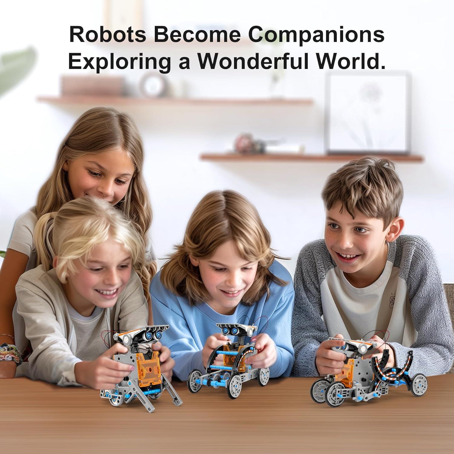 STEM 12'si 1 arada Solar Robot Oyuncak