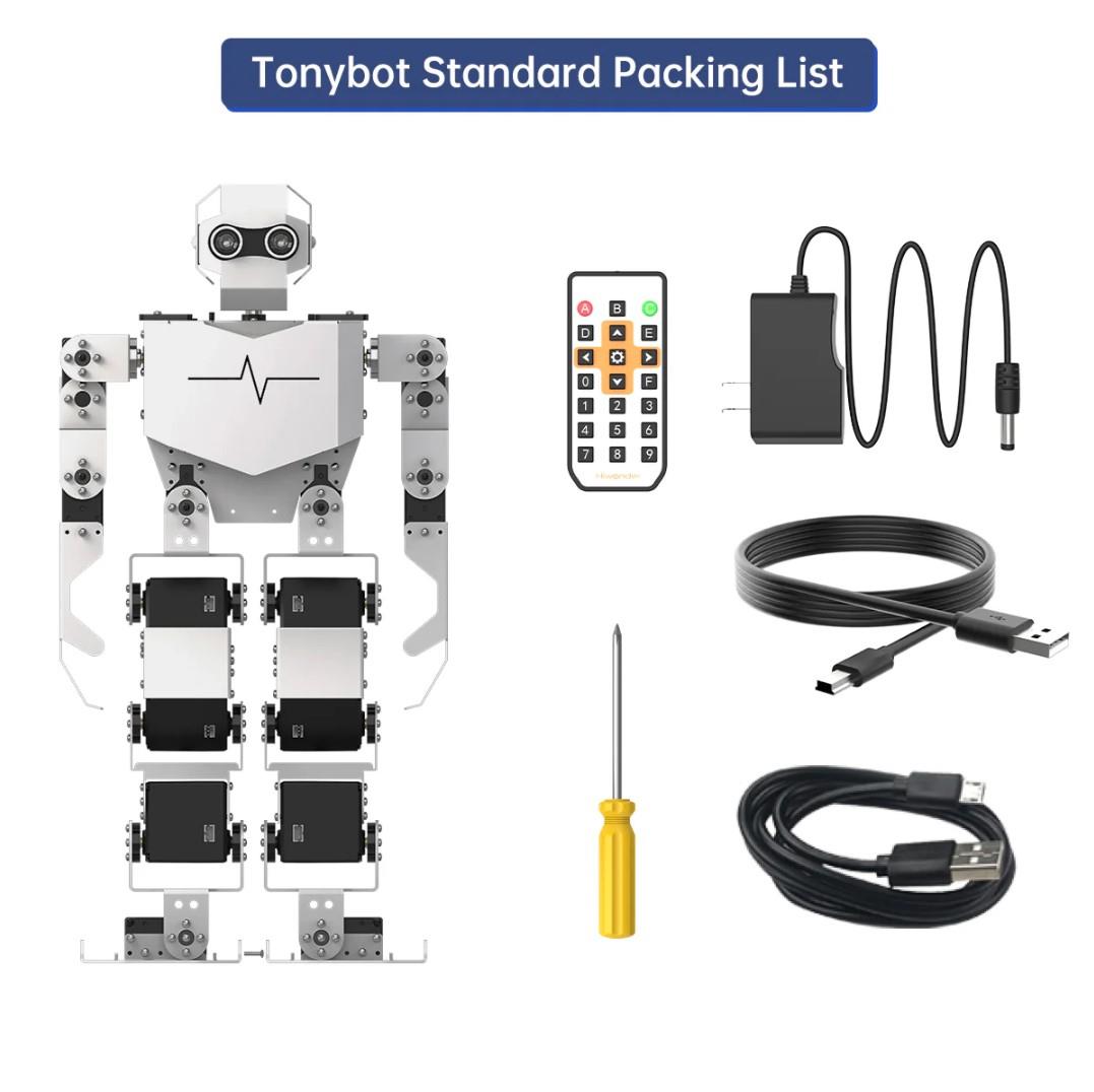 Hiwonder Tonybot İnsansı Robot Arduino Kodlama Kiti Eğitim Programlama - Standart Kit