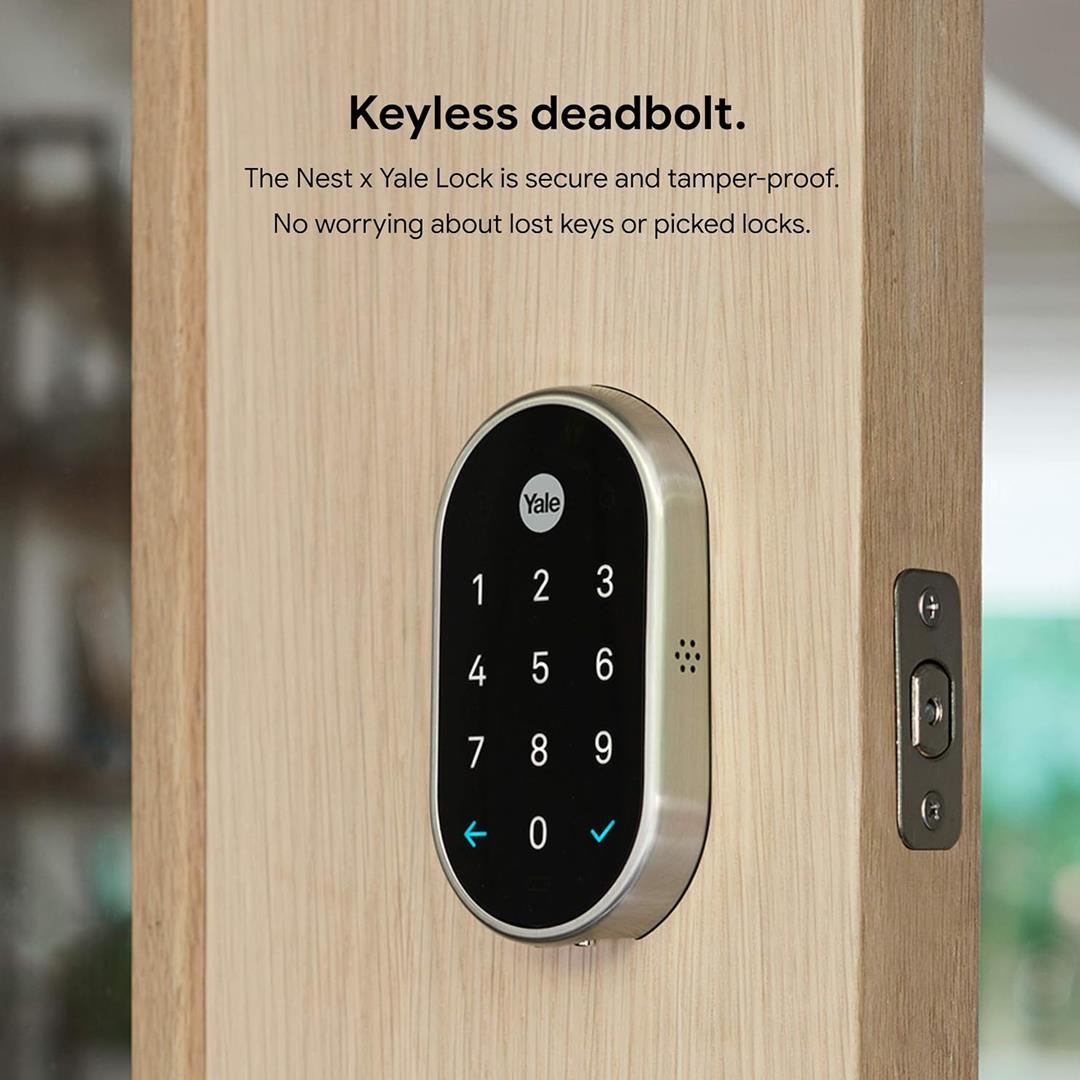 Google Nest x Yale Akıllı Kapı Kilidi