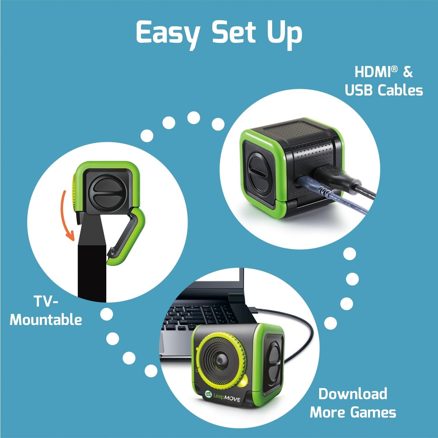 LeapFrog LeapMove Hareket Kontrollü Eğitici Oyun Konsolu