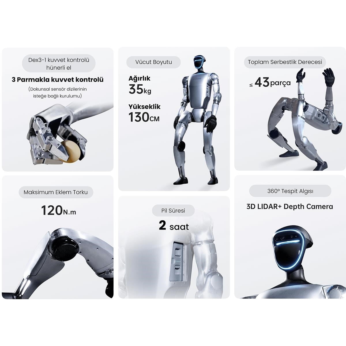 Unitree G1 İnsansı AI Robotu