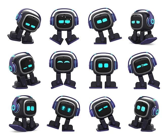 EMO Go Home AI Masaüstü Pet Robot Home Station İle Birlikte