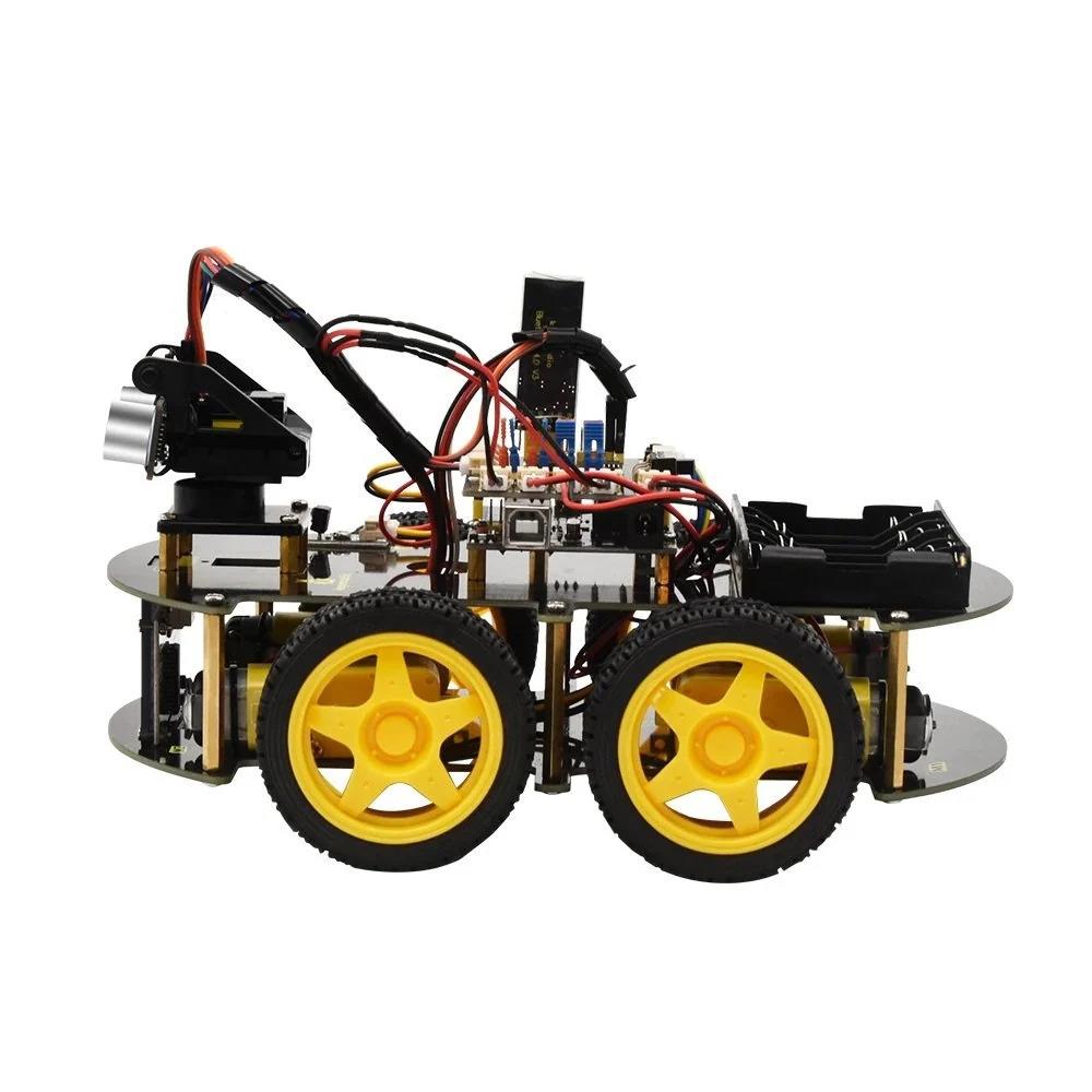 Keyestudio 4WD BT Arduino Programlama DIY STEM Robot Araba Kiti V2.0