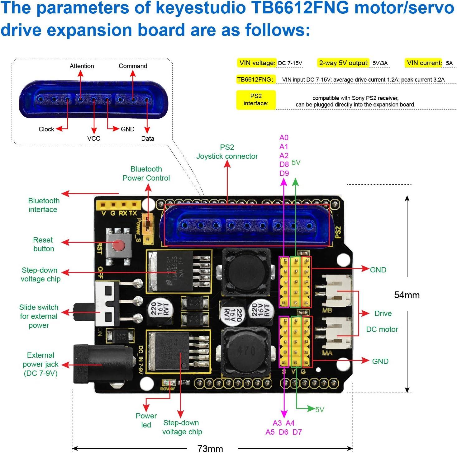 Keyestudio 4DOF Arduino DIY Robot Kol Kiti