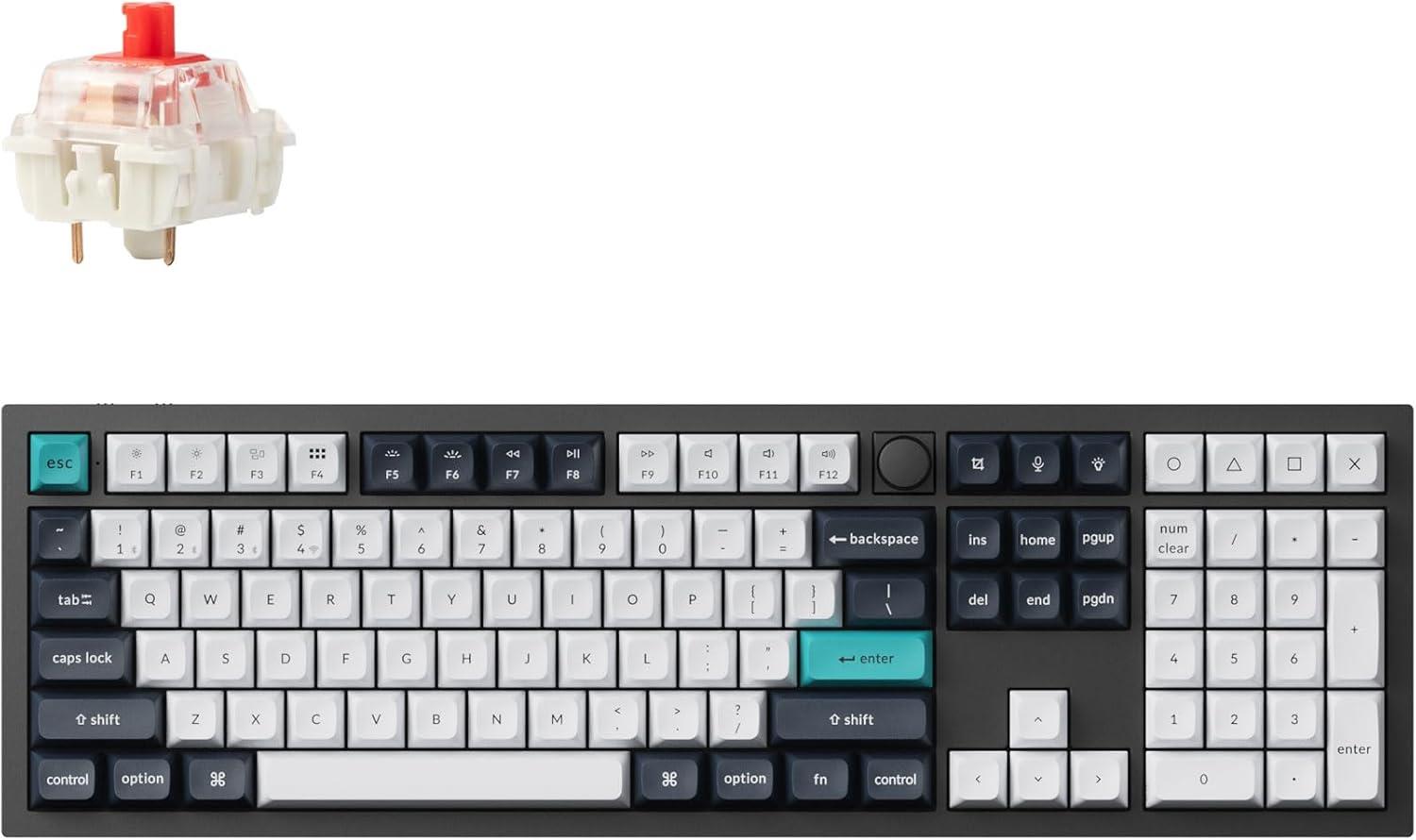 Keychron Q6 Max QMK/VIA Bluetooth Kablosuz USB-C Kablolu Özel Mekanik Klavye