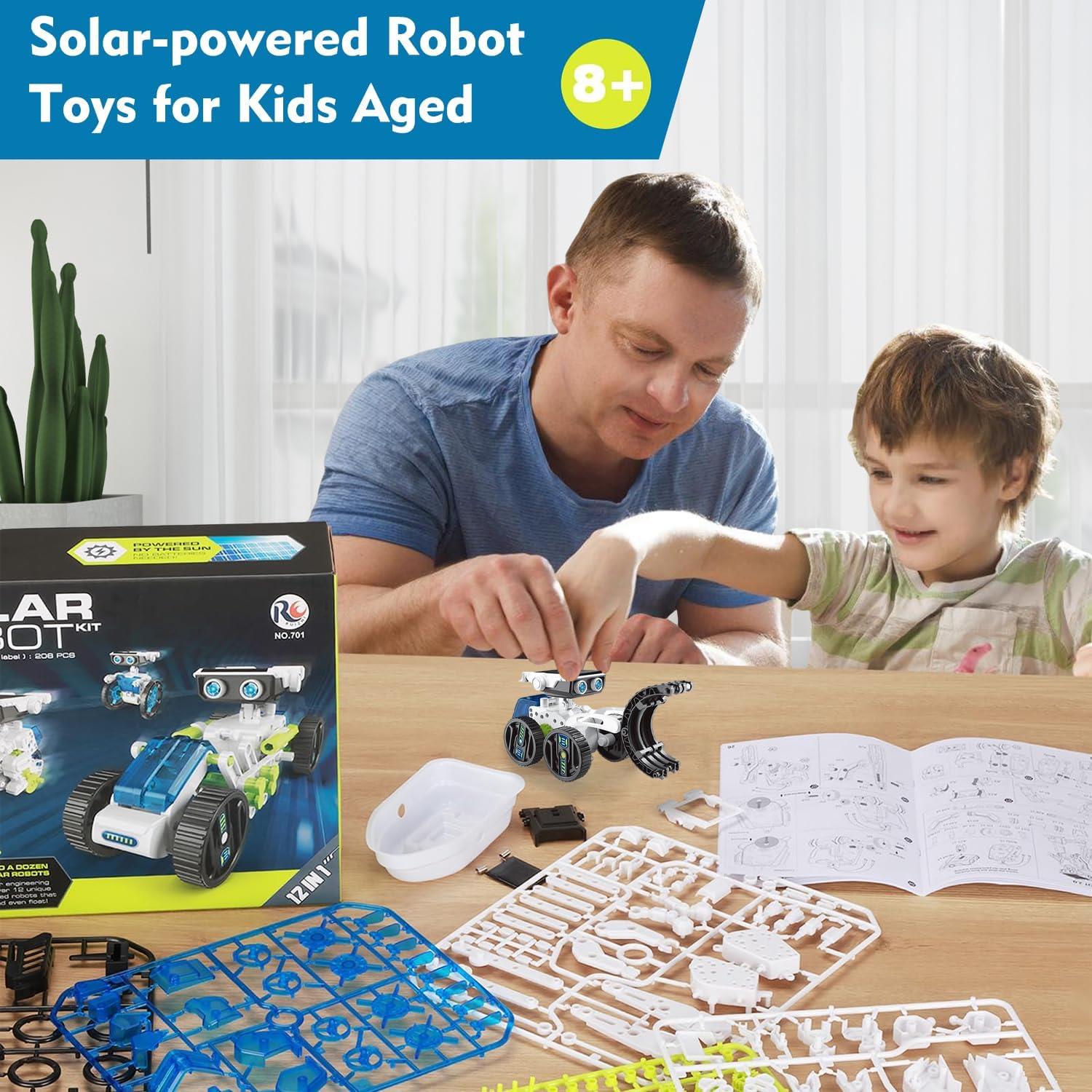 Masroo 12 in 1 Solar Robot 8-9-10-11-12 Yaş STEM Kiti