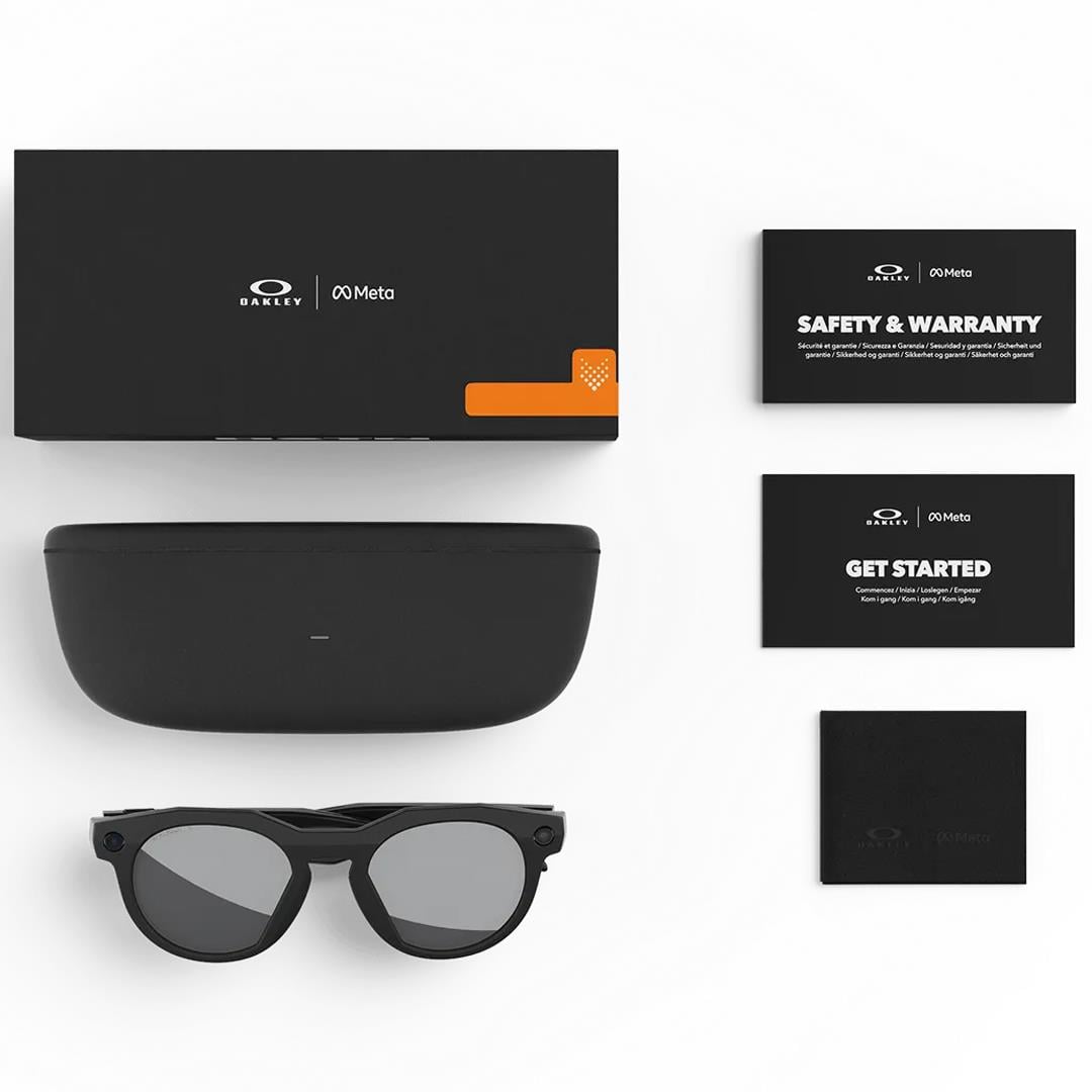 Oakley Meta HSTN Kameralı Yapay Zekalı Akıllı Gözlük Black Prizm Black Polarized