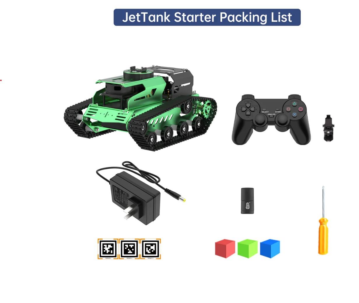 Hiwonder JetTank ROS Robot Tank – Gelişmiş Yapay Zeka ve SLAM Destekli Eğitim Robotu