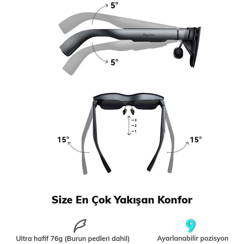 TCL RayNeo Air 2 AR Gözlüğü