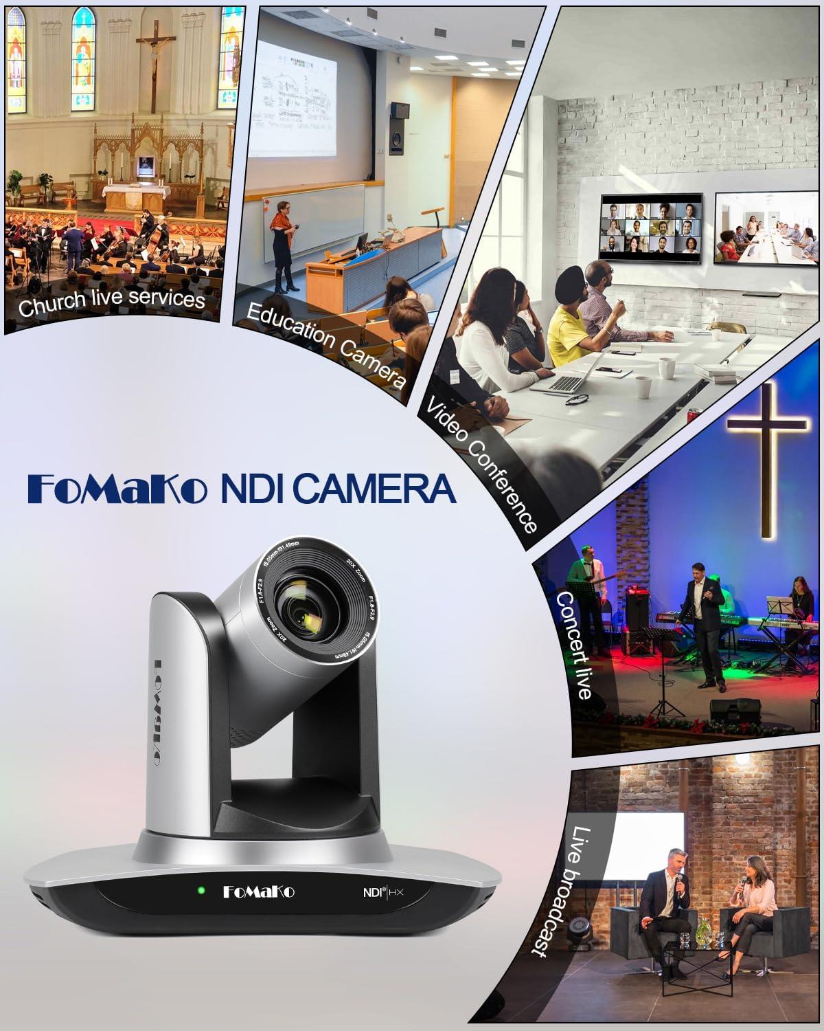 FoMaKo 20X Zoom HDMI PTZ Kamera FMK20UH
