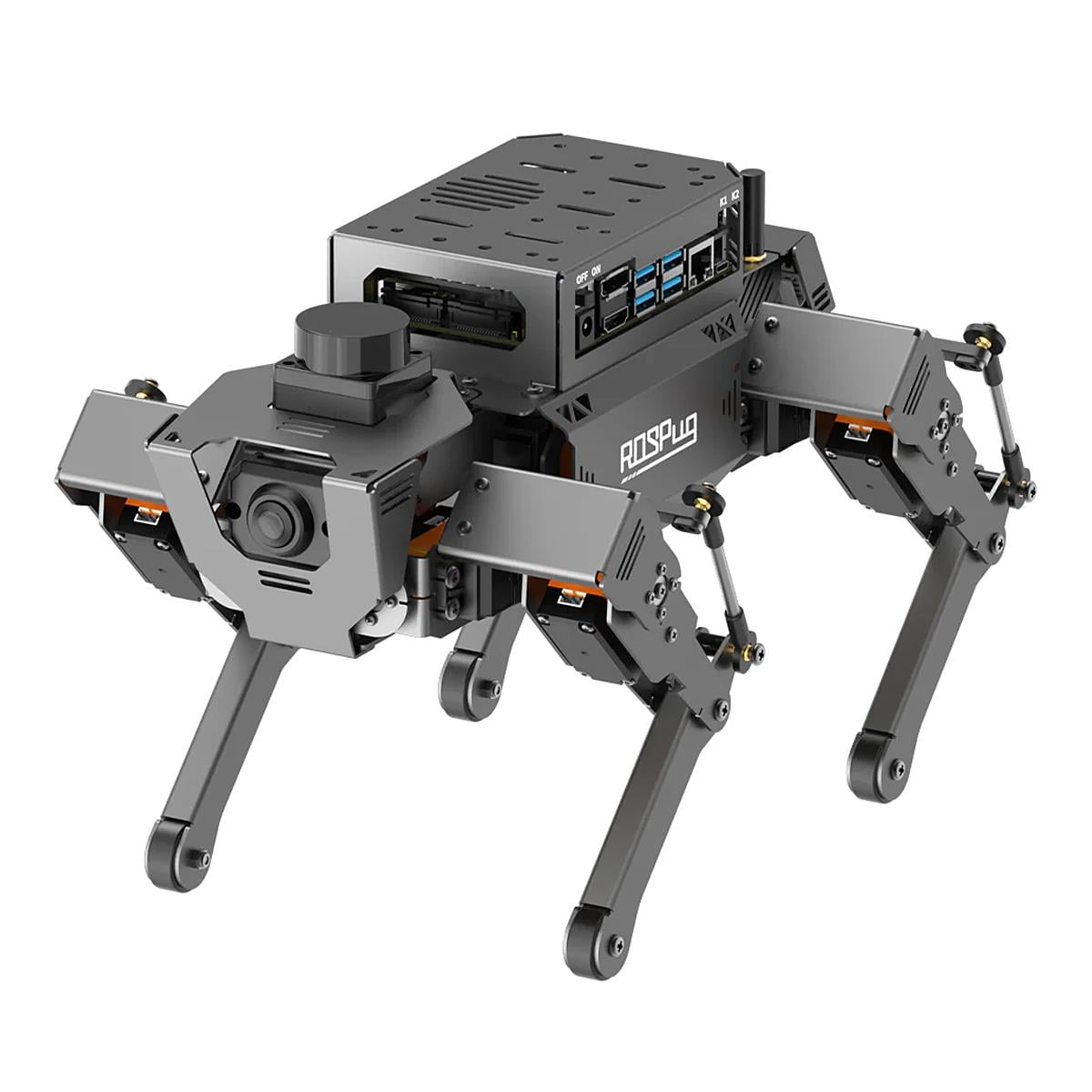 Hiwonder ROSPug Jetson Nano ROS Destekli Açık Kaynak Dört Ayaklı Robot Köpek