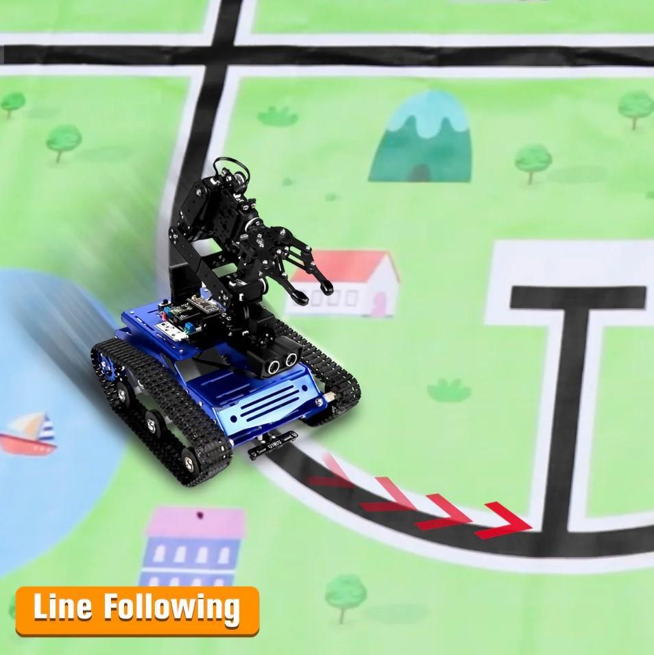Hiwonder Tankbot Track Robotik Kollu Paletli Robot Araba STM32 Programlama