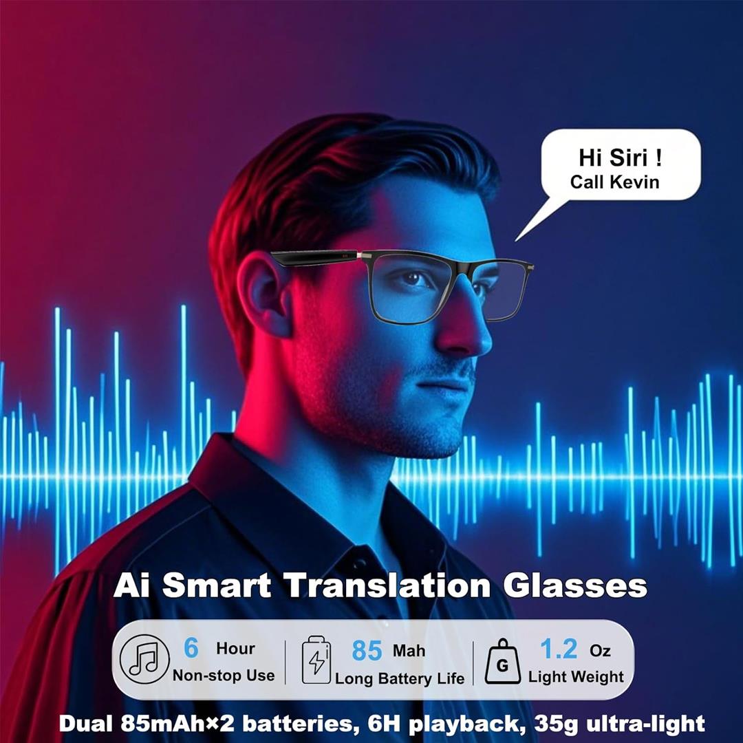 Giinova M01 Ai/Yapay Zeka Dil Çeviri Gözlük Transitions