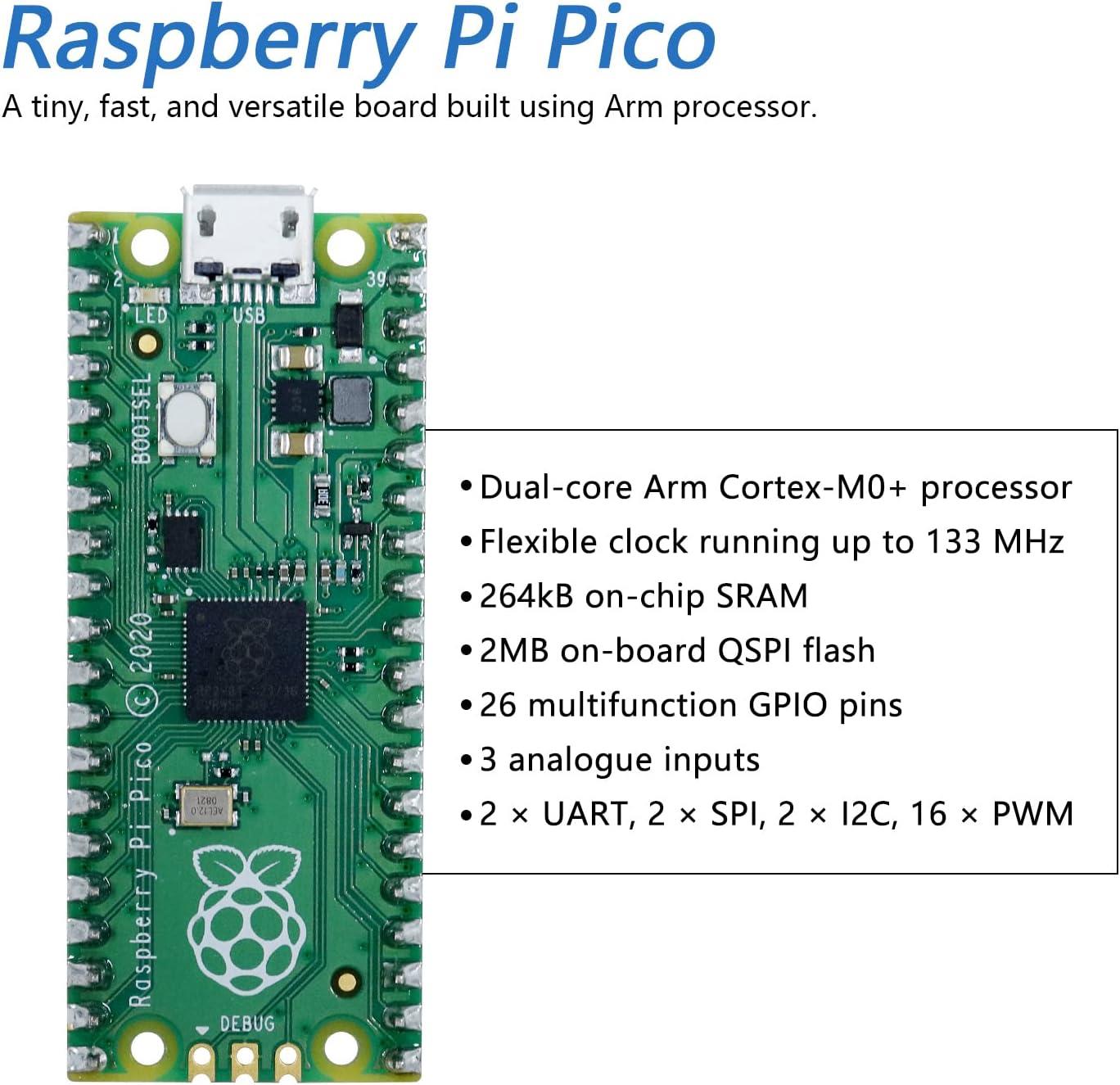 Freenove 4WD Araba Kiti Raspberry Pi Pico Dahil