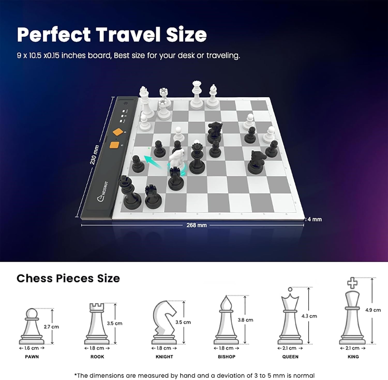 Chessnut Go Akıllı Elektronik Satranç Tahtası