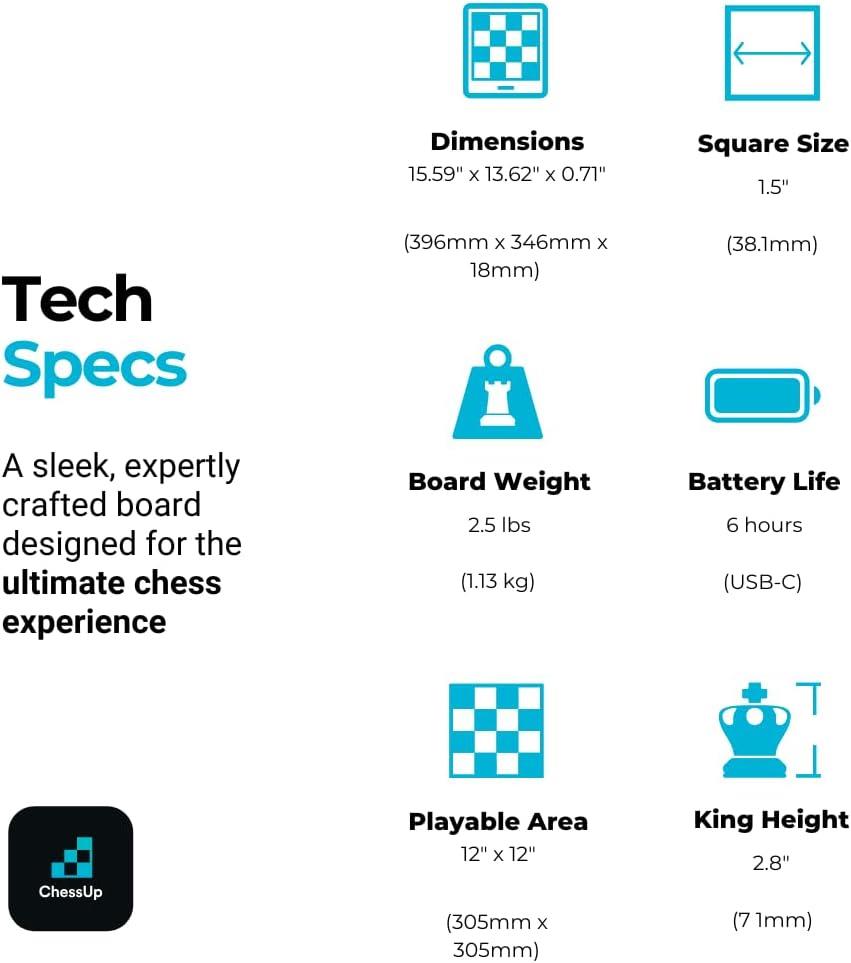 ChessUp 2 AI Yapay Zeka Destekli Akıllı Satranç Tahtası