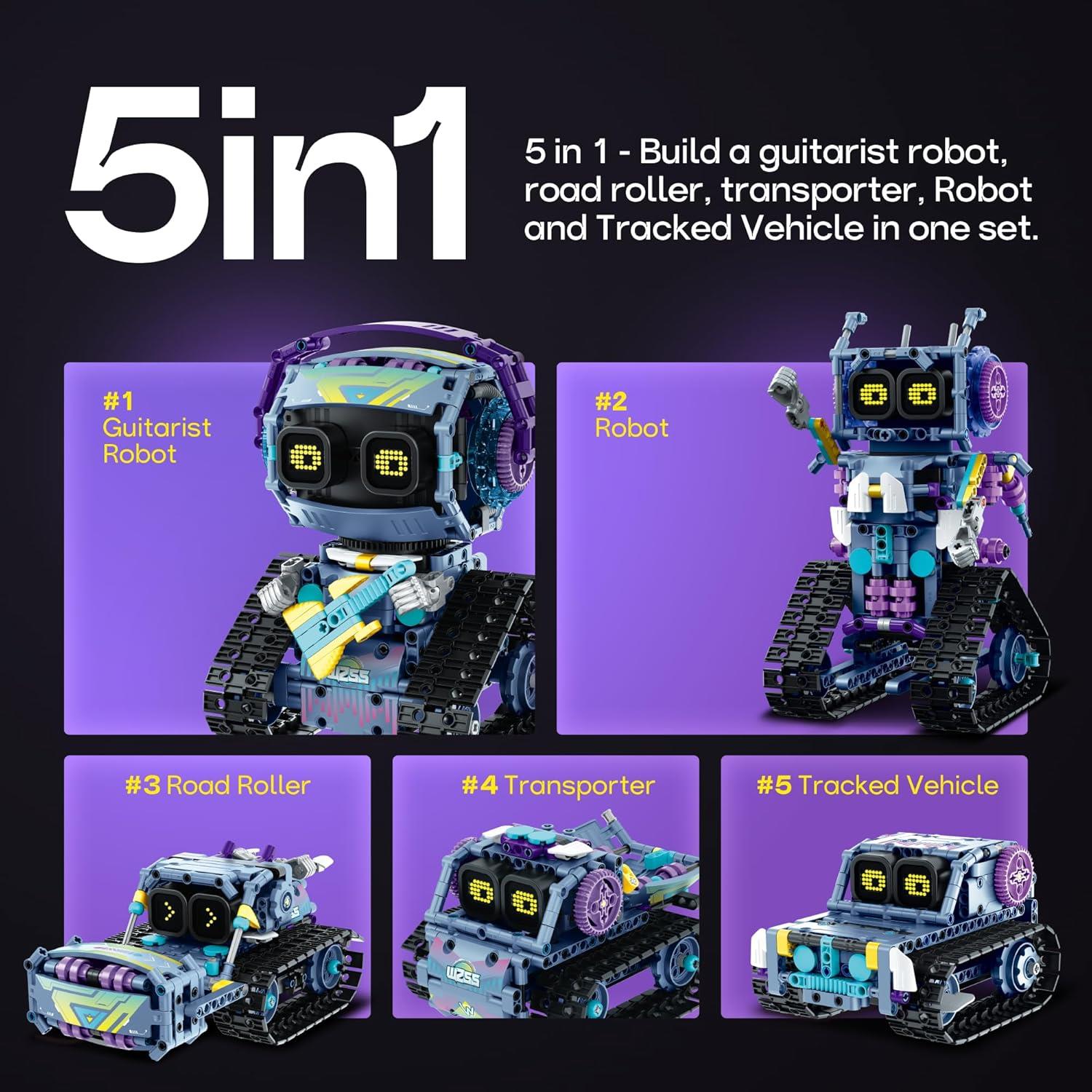Sillbird STEM 8-12 Yaş Çocuklar İçin Uzaktan Kumandalı Robot Seti