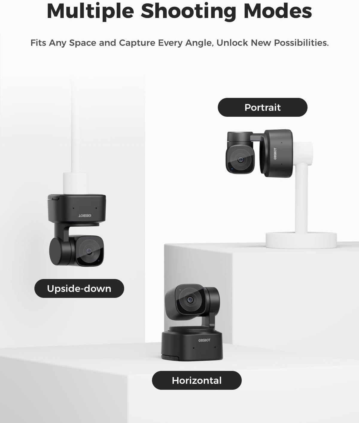 OBSBOT Tiny SE Ai Yapay Zeka Destekli Full HD PTZ Web Kamera