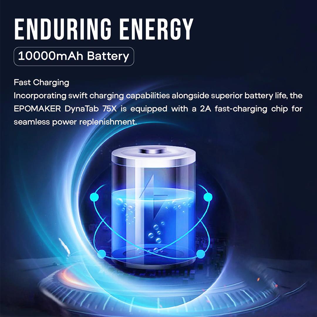 EPOMAKER DynaTab 75X RGB LED Ekranlı Kablosuz Mekanik Oyun Klavyesi Siyah