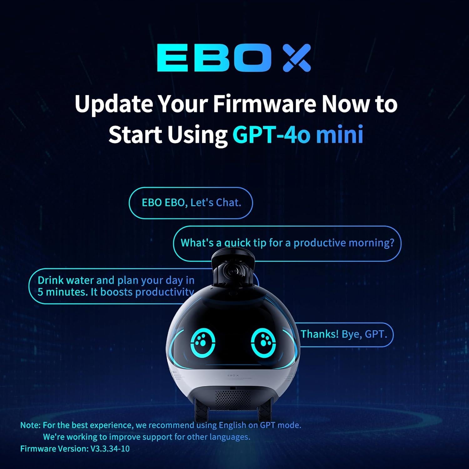 Enabot EBO X FamilyBot – YZ Destekli Akıllı Ev Robotu