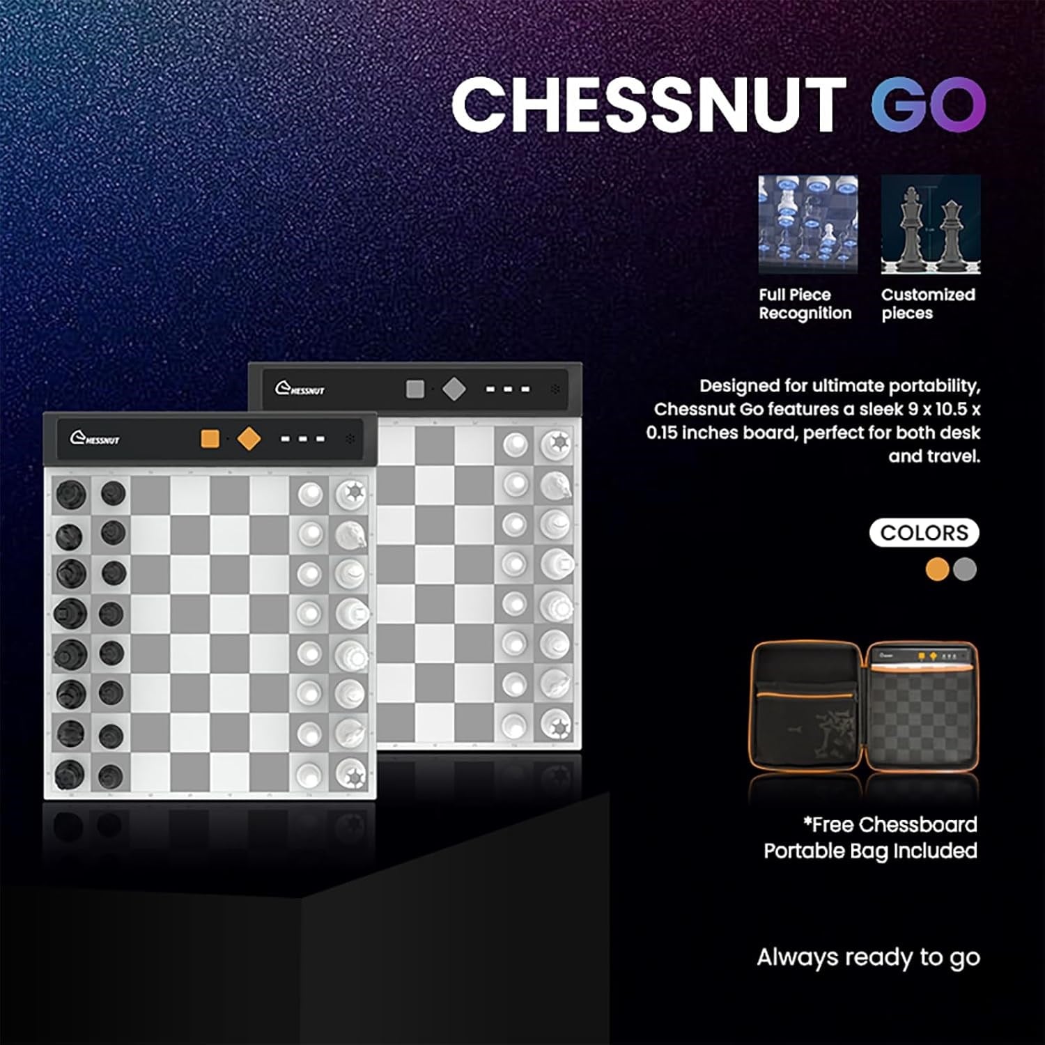 Chessnut Go Akıllı Elektronik Satranç Tahtası