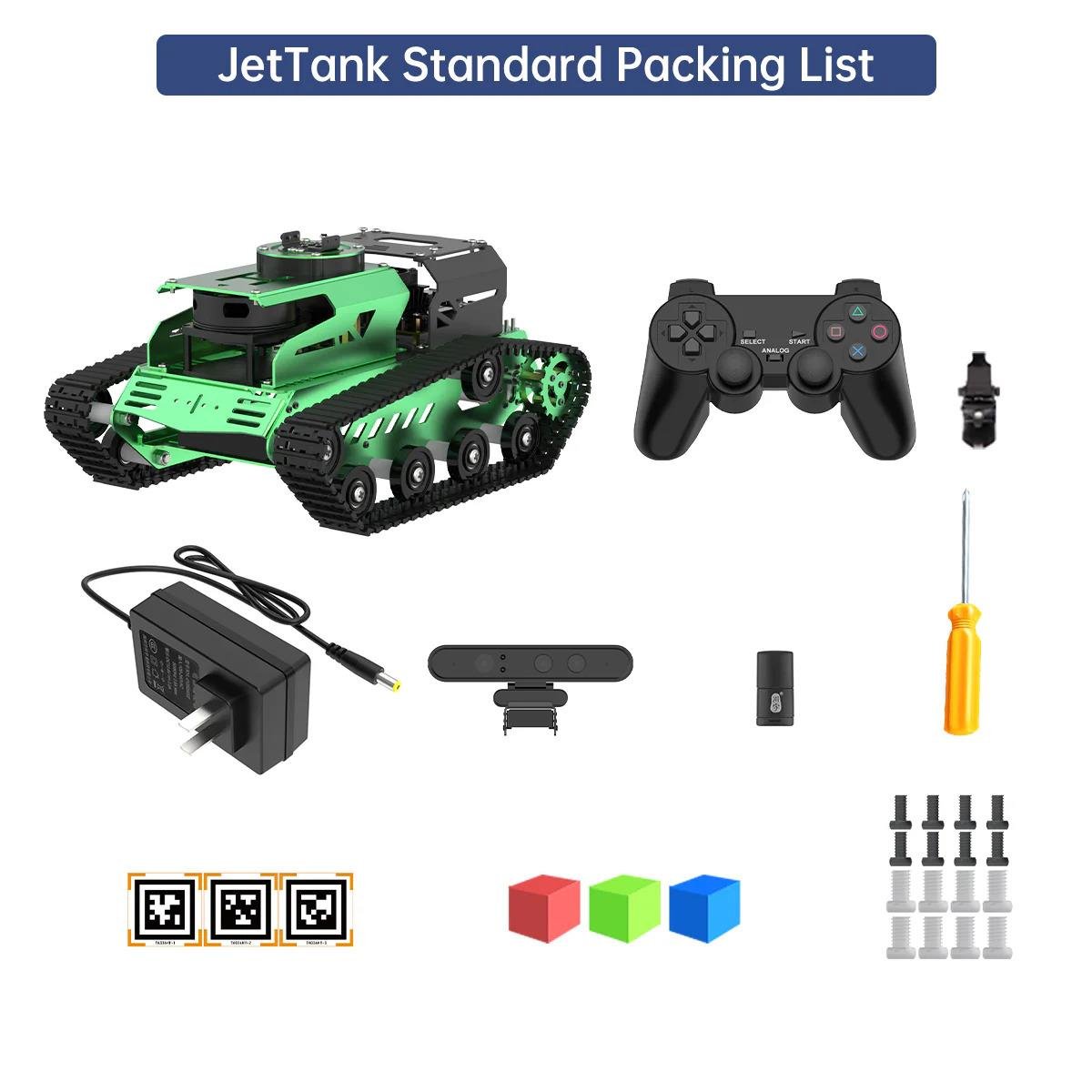 Hiwonder JetTank ROS Robot Tank – Gelişmiş Yapay Zeka ve SLAM Destekli Eğitim Robotu