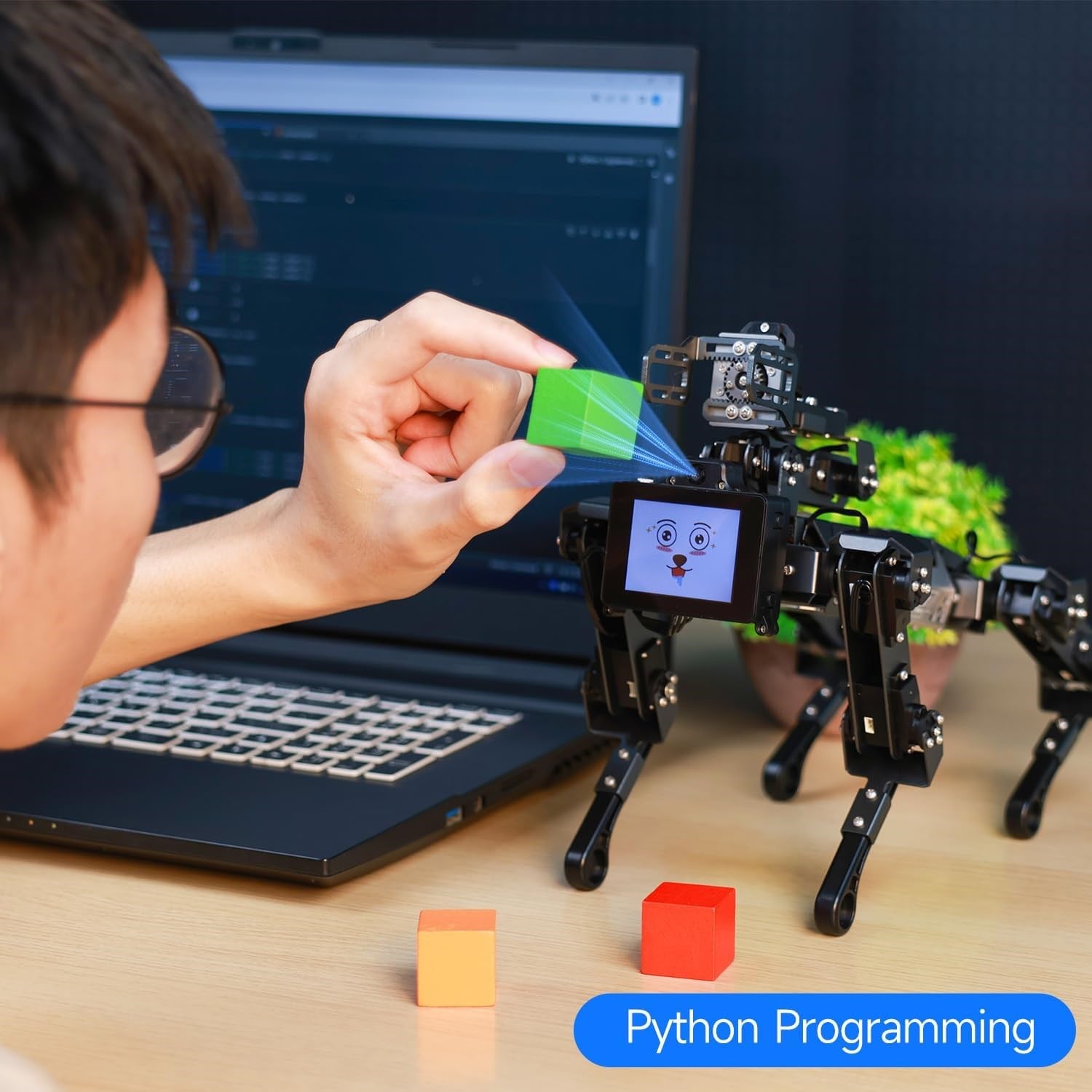 Yahboom DOGZILLA Lite CM4 AI Raspberry Pi Destekli Robot Köpek
