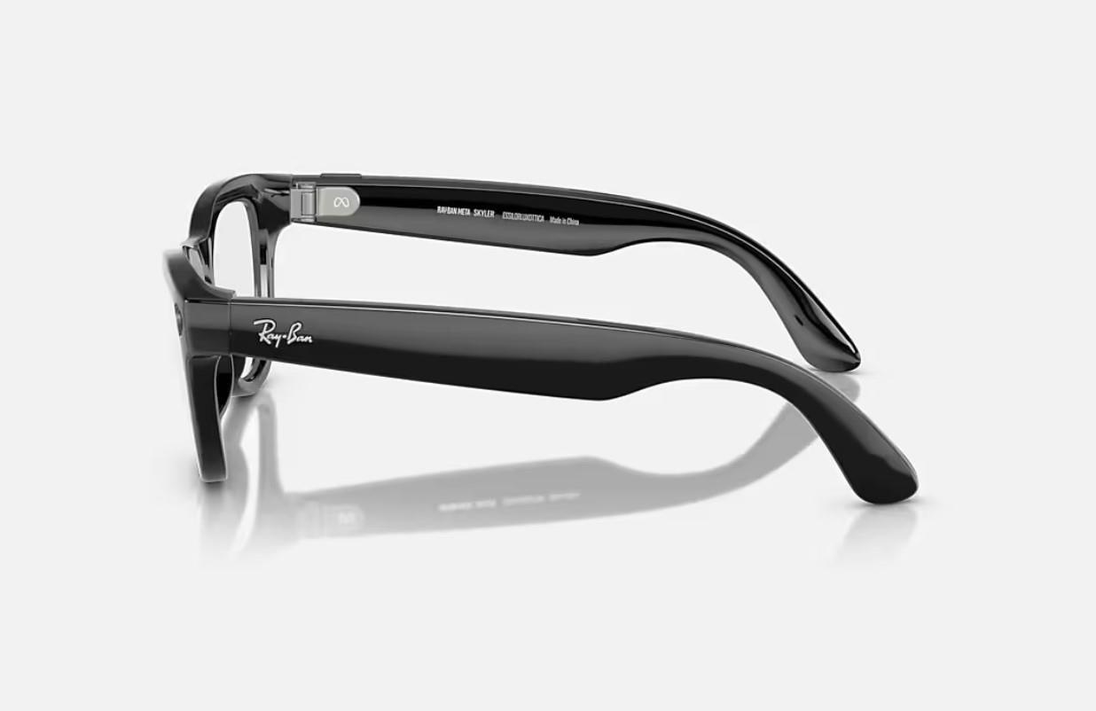 Ray-Ban Meta Skyler Ai Destekli Akıllı Gözlük Shiny Black Transitions Cerulean Blue 52 Beden