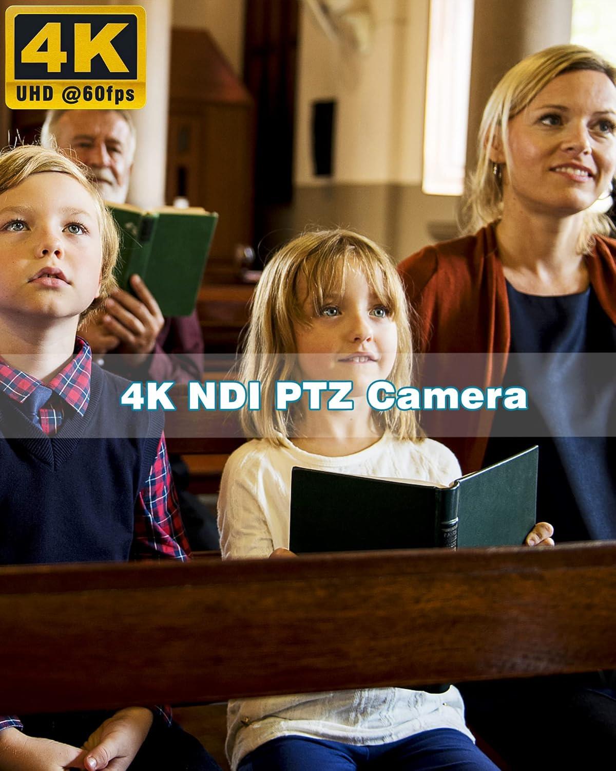 FoMaKo 20x Optik Zoom 4K Ai Yapay Zeka Destekli İzleme NDI PTZ Kamera K820N