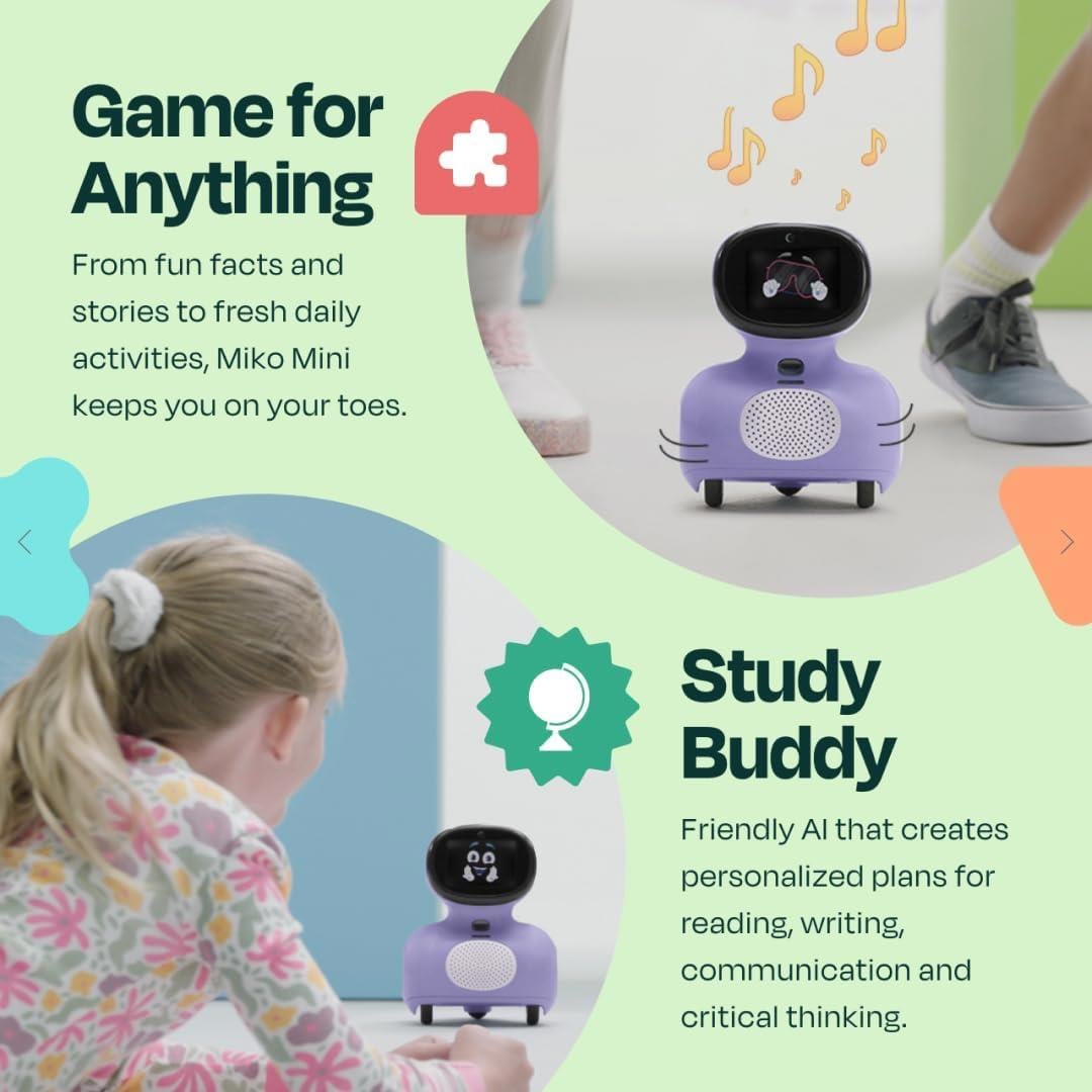 Miko Mini Çocuklar İçin AI Yapay Zeka Robotu