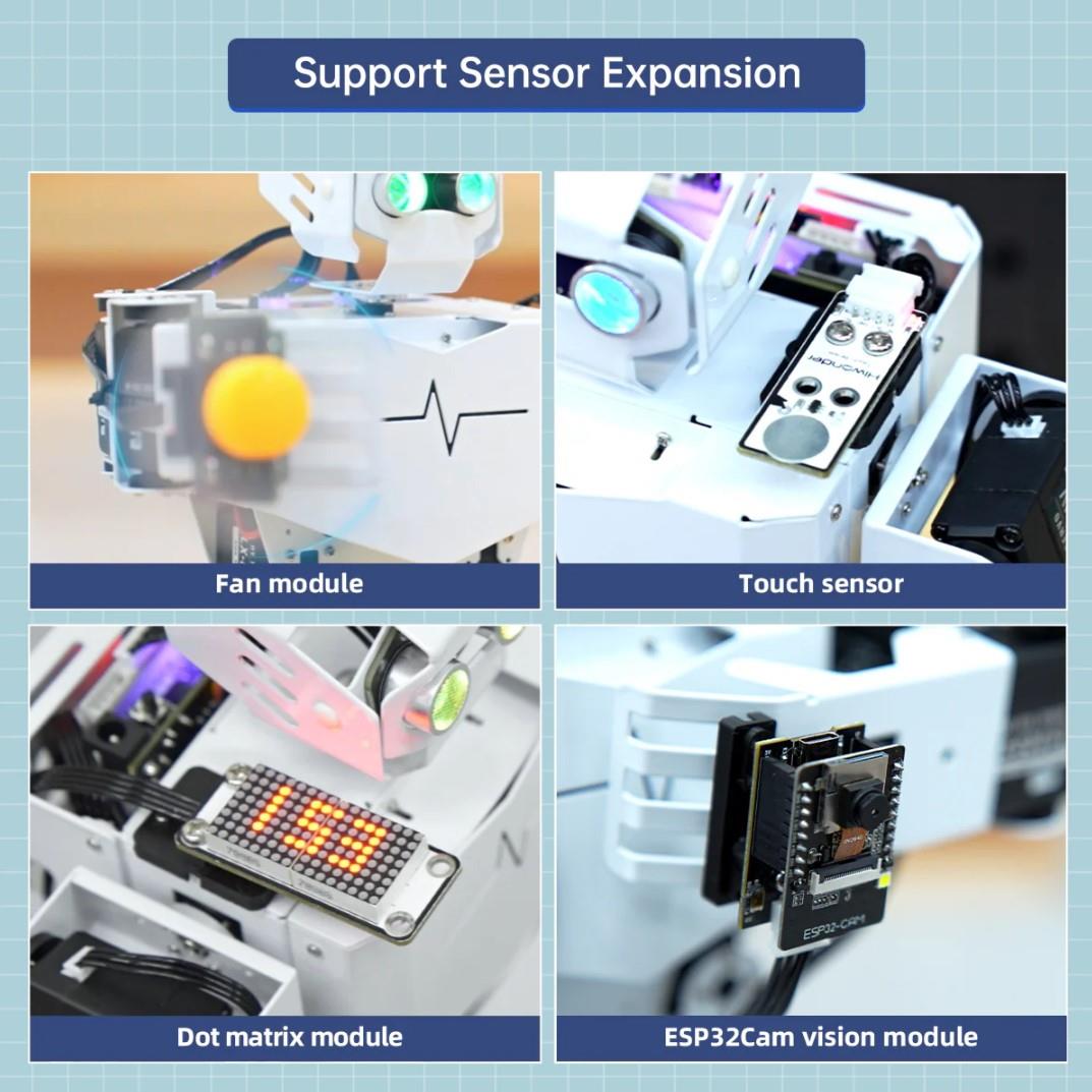 Hiwonder Tonybot İnsansı Robot Arduino Kodlama Kiti Eğitim Programlama - Standart Kit