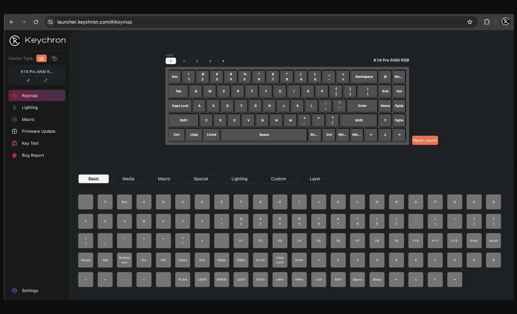 Keychron Q2 Pro RGB QMK/VIA Özel Mekanik Klavye - DE Layout - Karbon Siyahı