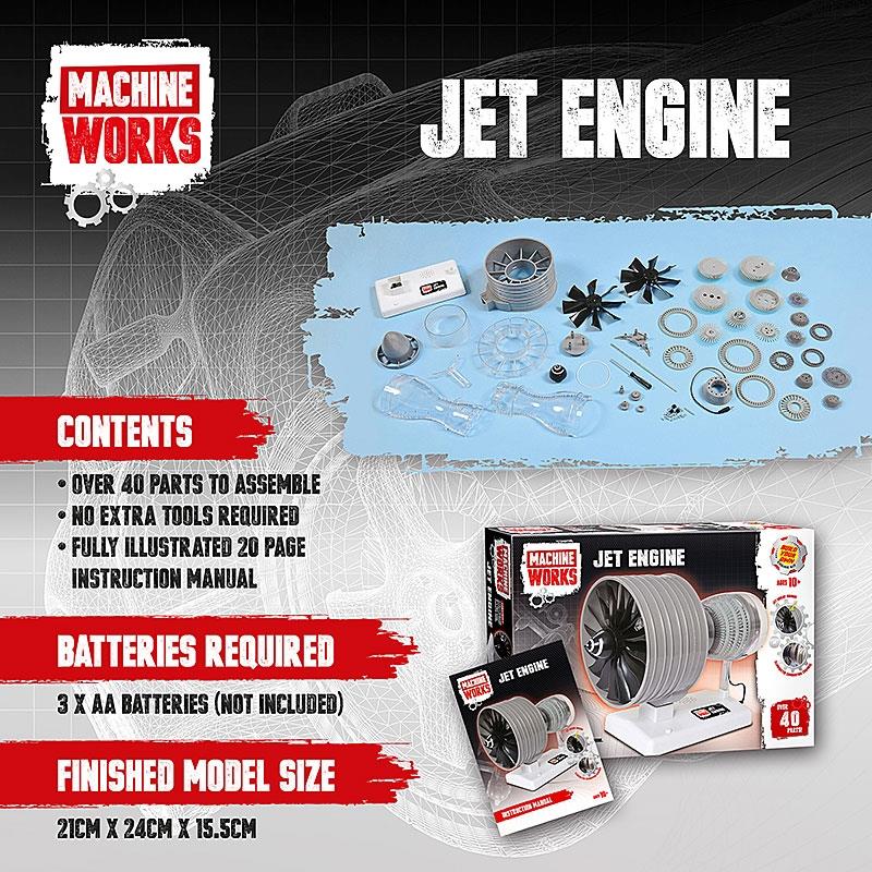 Machine Works Kendin Yap STEM Jet Motoru Seti