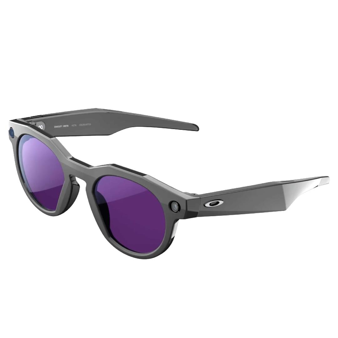 Oakley Meta HSTN Kameralı Yapay Zekalı Akıllı Gözlük Black Clear to Amethyst Transitions