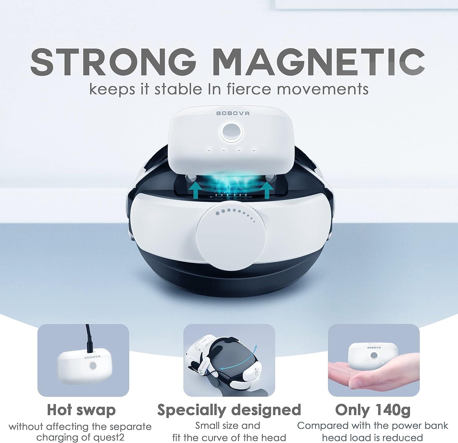 BOBOVR M2 Pro Pil Paketi ve Kafa Bandı