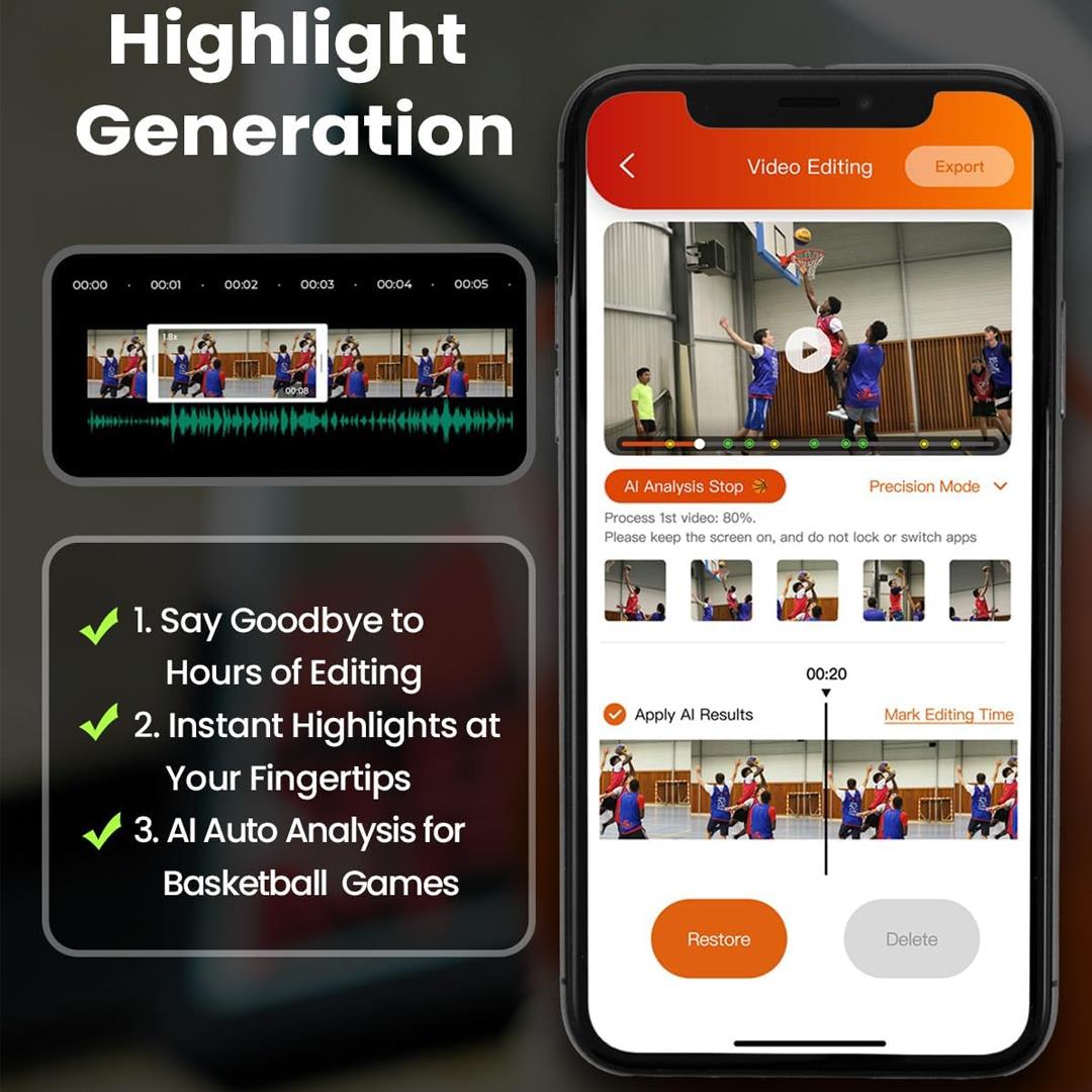 XbotGo Chameleon Ai Otomatik Spor Aksiyon Kamerası