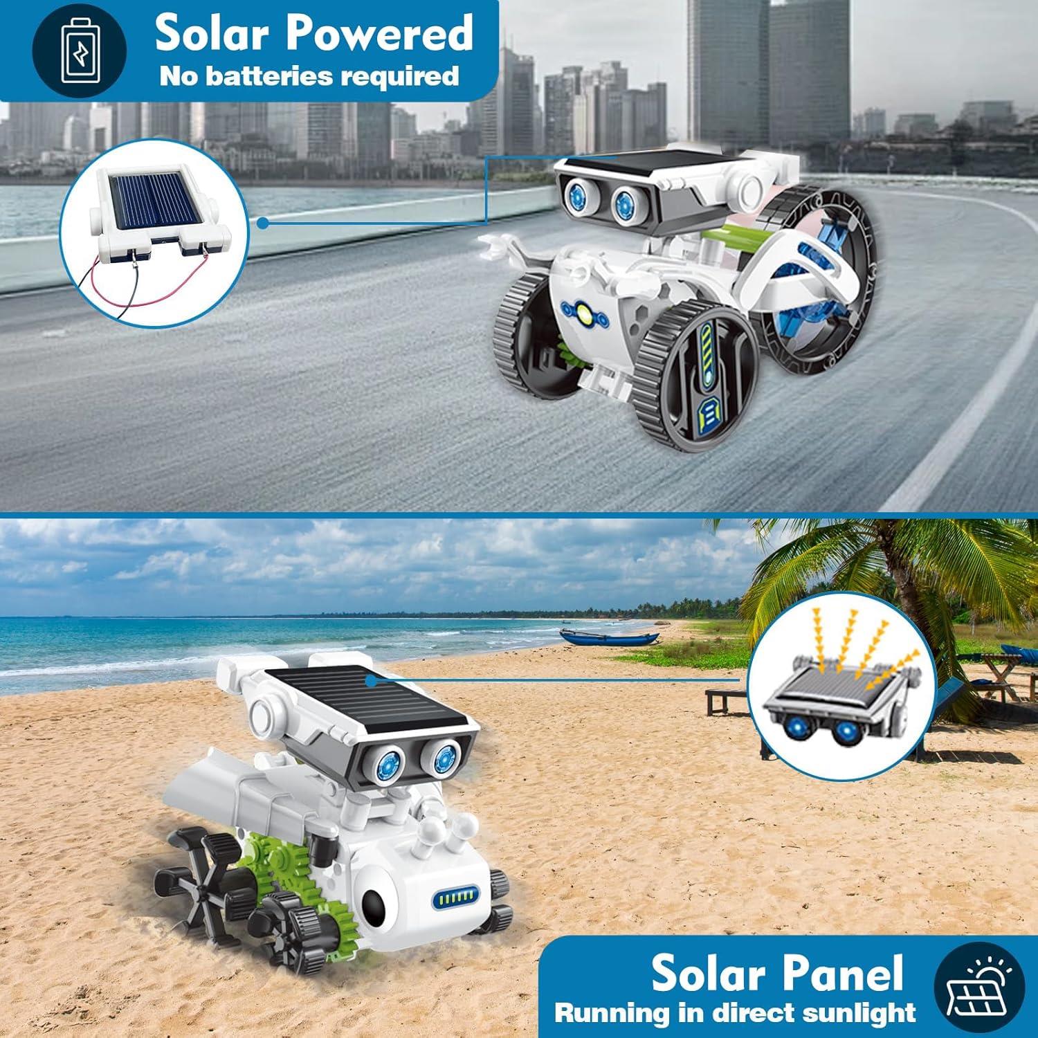 Masroo 12 in 1 Solar Robot 8-9-10-11-12 Yaş STEM Kiti
