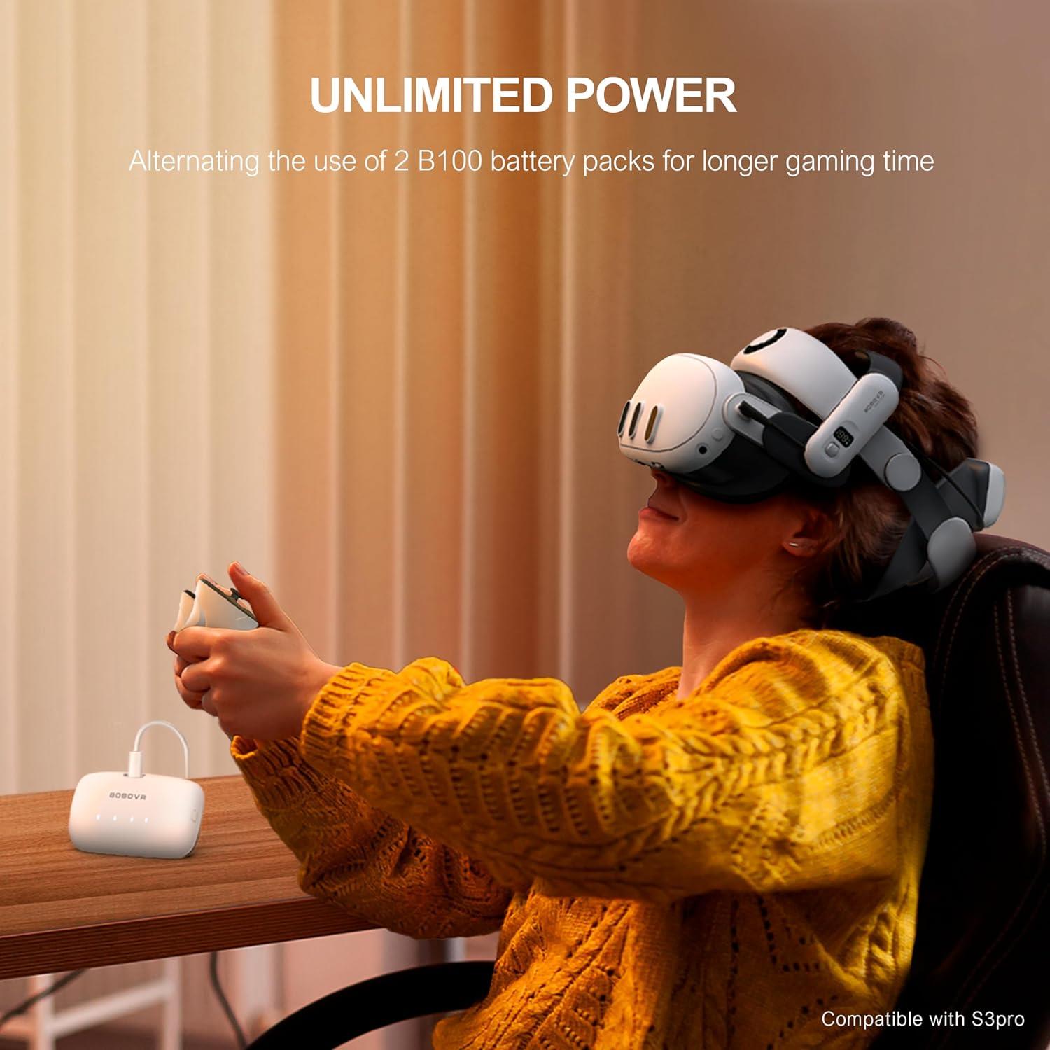 BOBOVR B100 S3 Pro İçin 10000mAh Yedek Pil