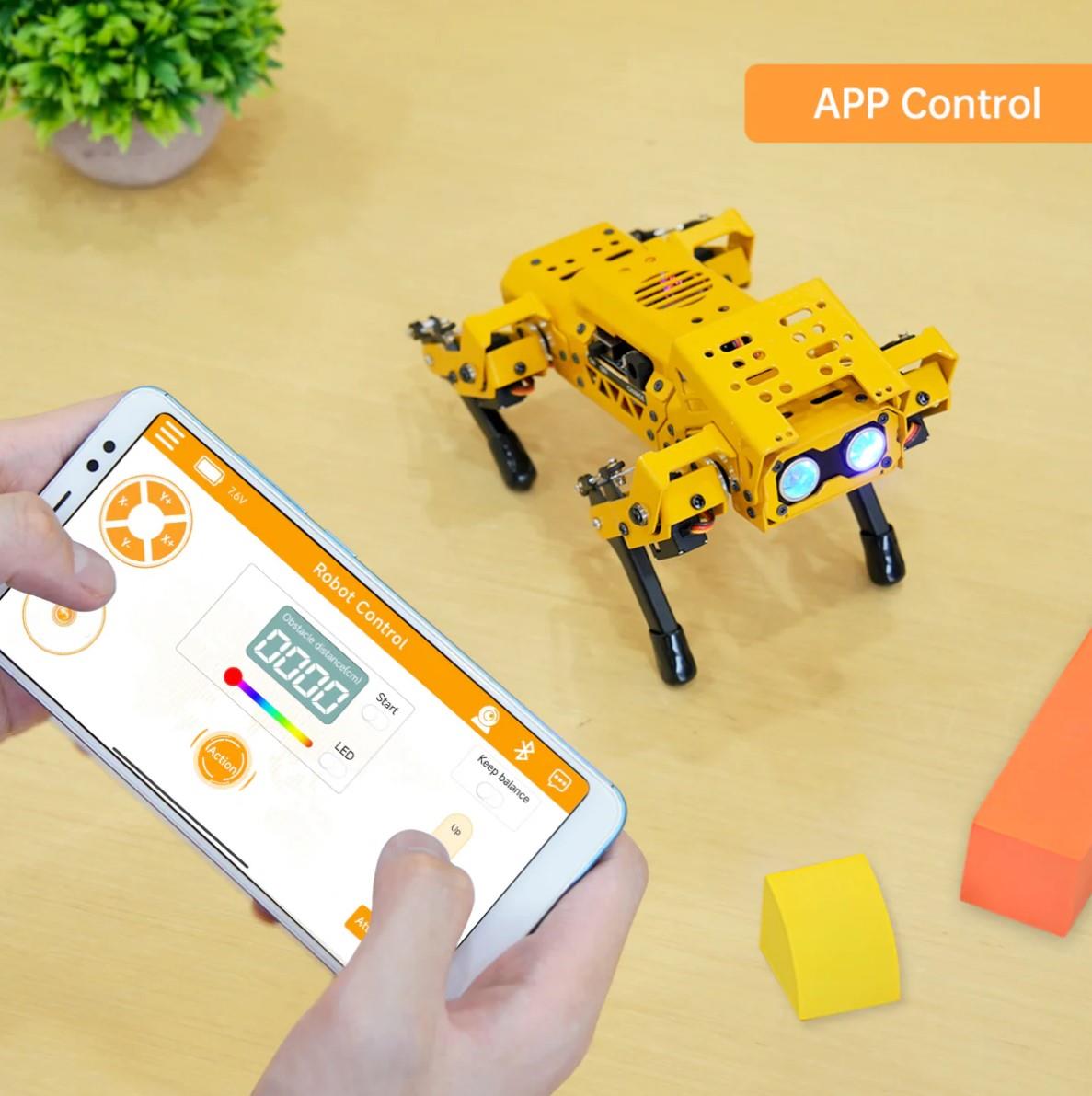 MechDog Hiwonder Açık Kaynaklı AI Robot Köpek ESP32 Kontrol Cihazı - Standart Kit