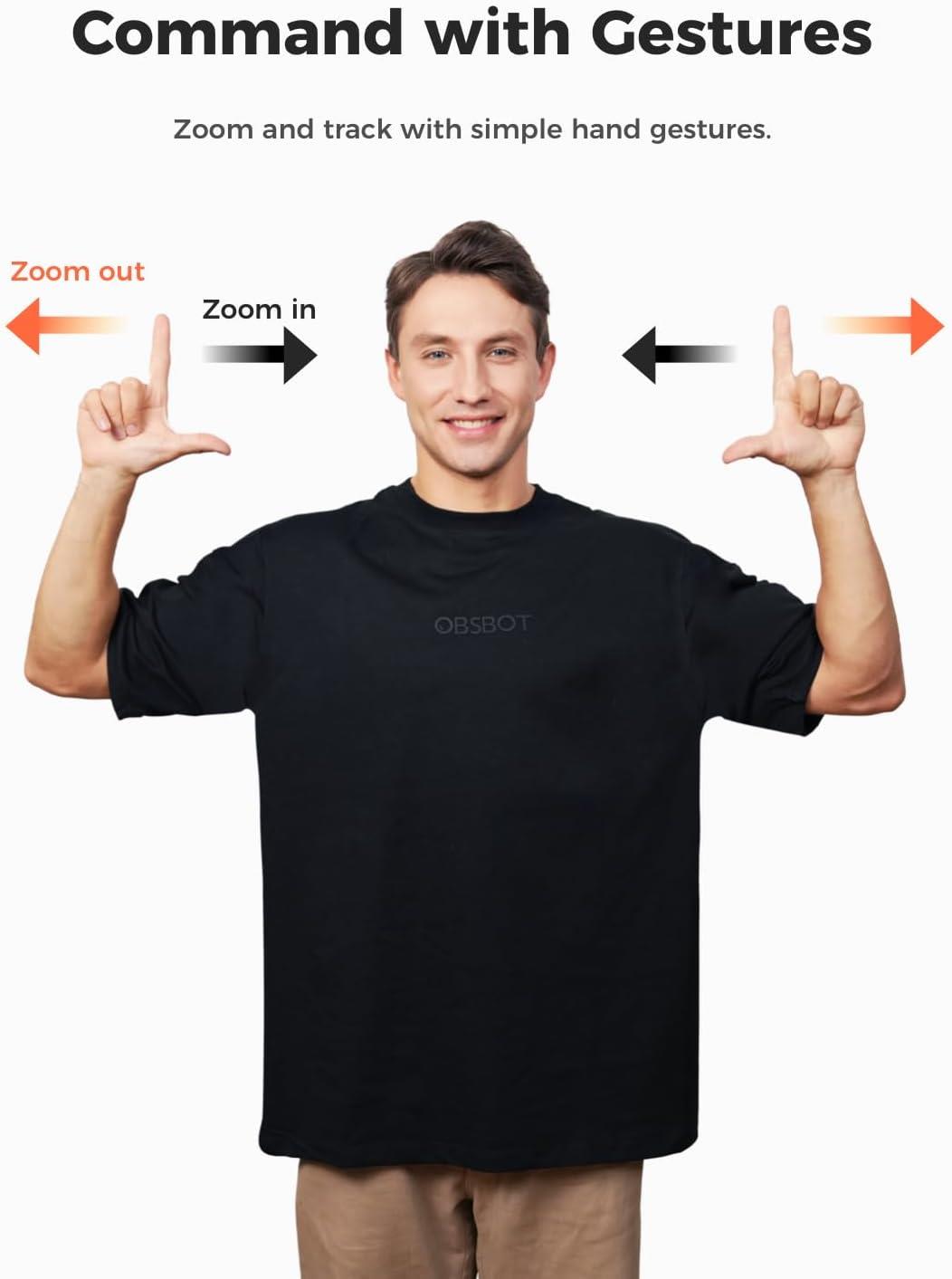 OBSBOT Tiny 2 Lite Ai Yapay Zeka Destekli PTZ 4K Web Kamera