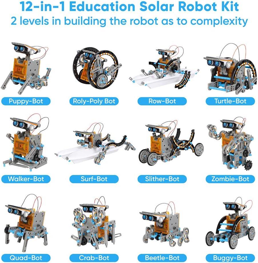 STEM 12'si 1 arada Solar Robot Oyuncak