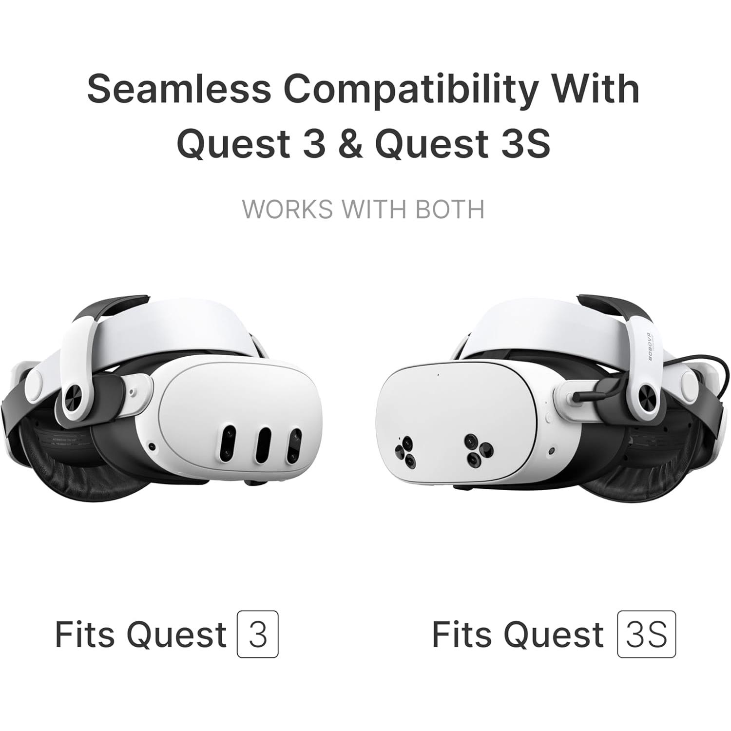 BOBOVR M3 Pro Pilli Konforlu Kafa Bandı Quest 3 ve 3S Uyumlu