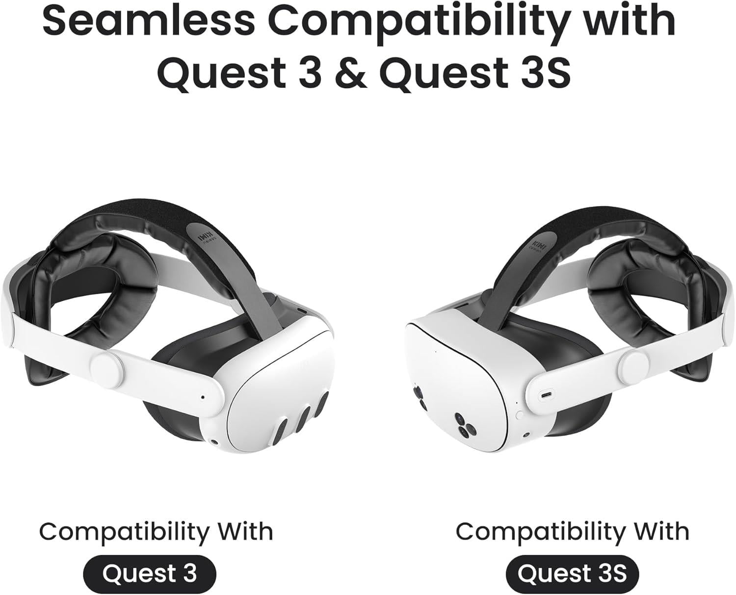 KIWI Design K4 Konforlu Kafa Bandı Meta Quest 3 3S Uyumlu
