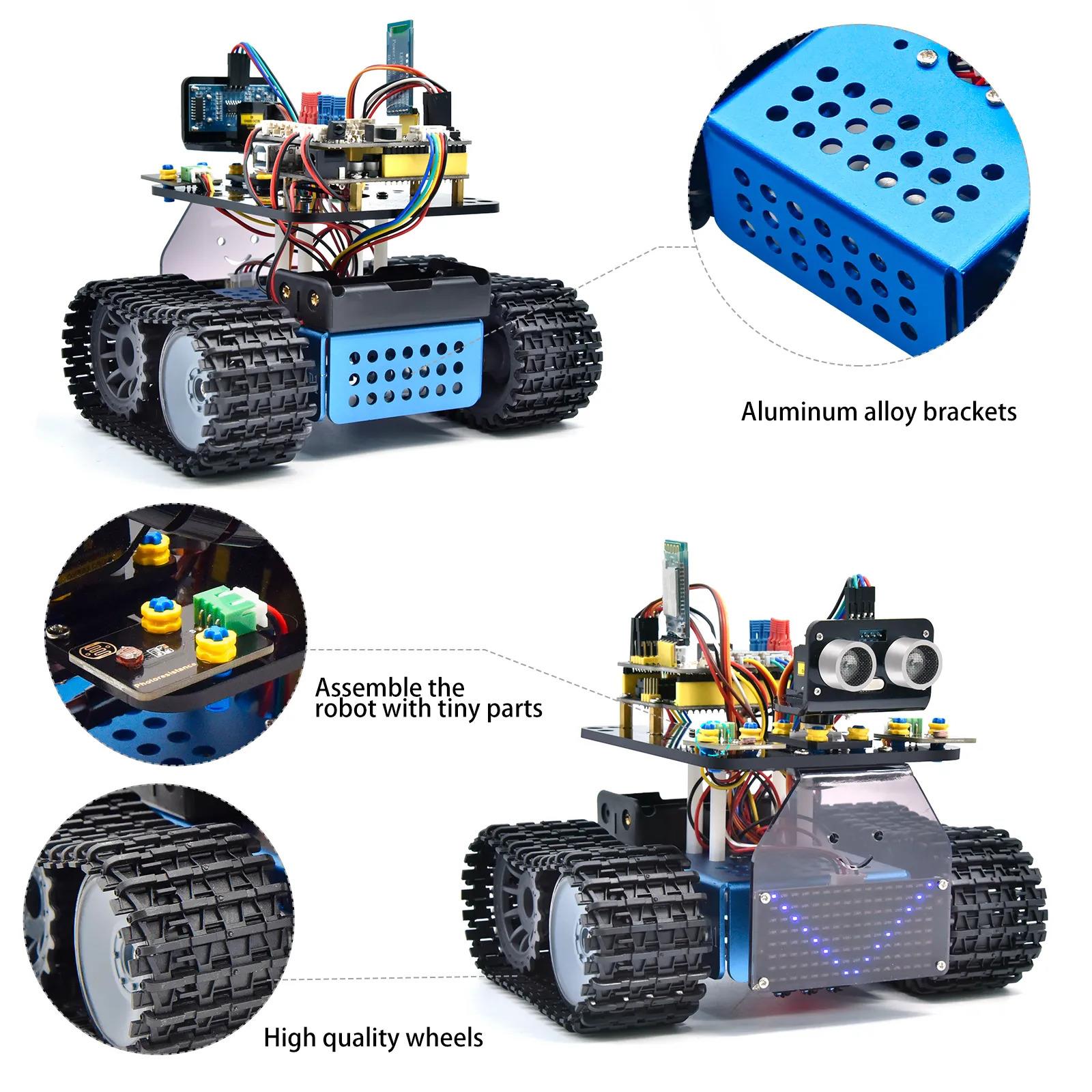Keyestudio Mini Caterpillar Tank V3.0 Arduino Robot Araba Kiti