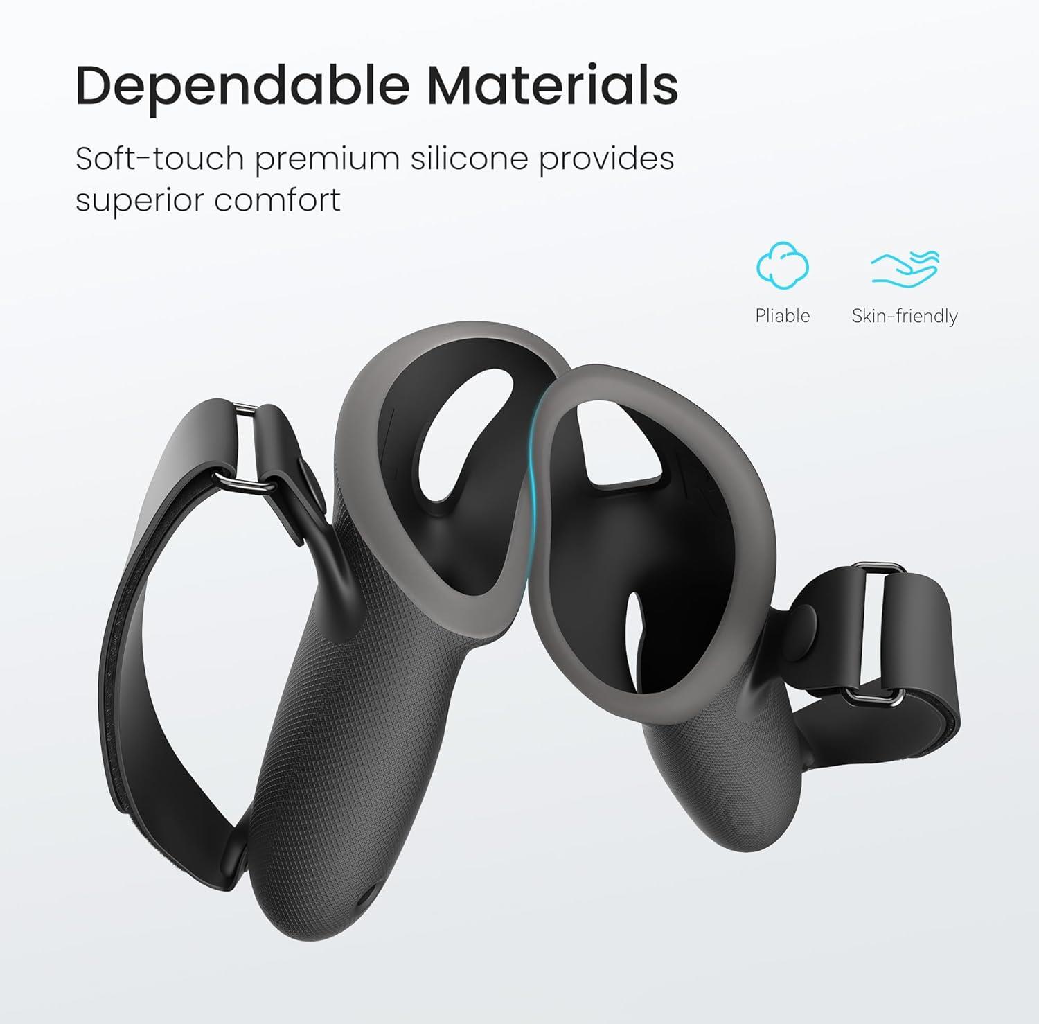 KIWI Design Quest 3 ve 3S Kontrolcüleri İçin Silikon Koruyucular