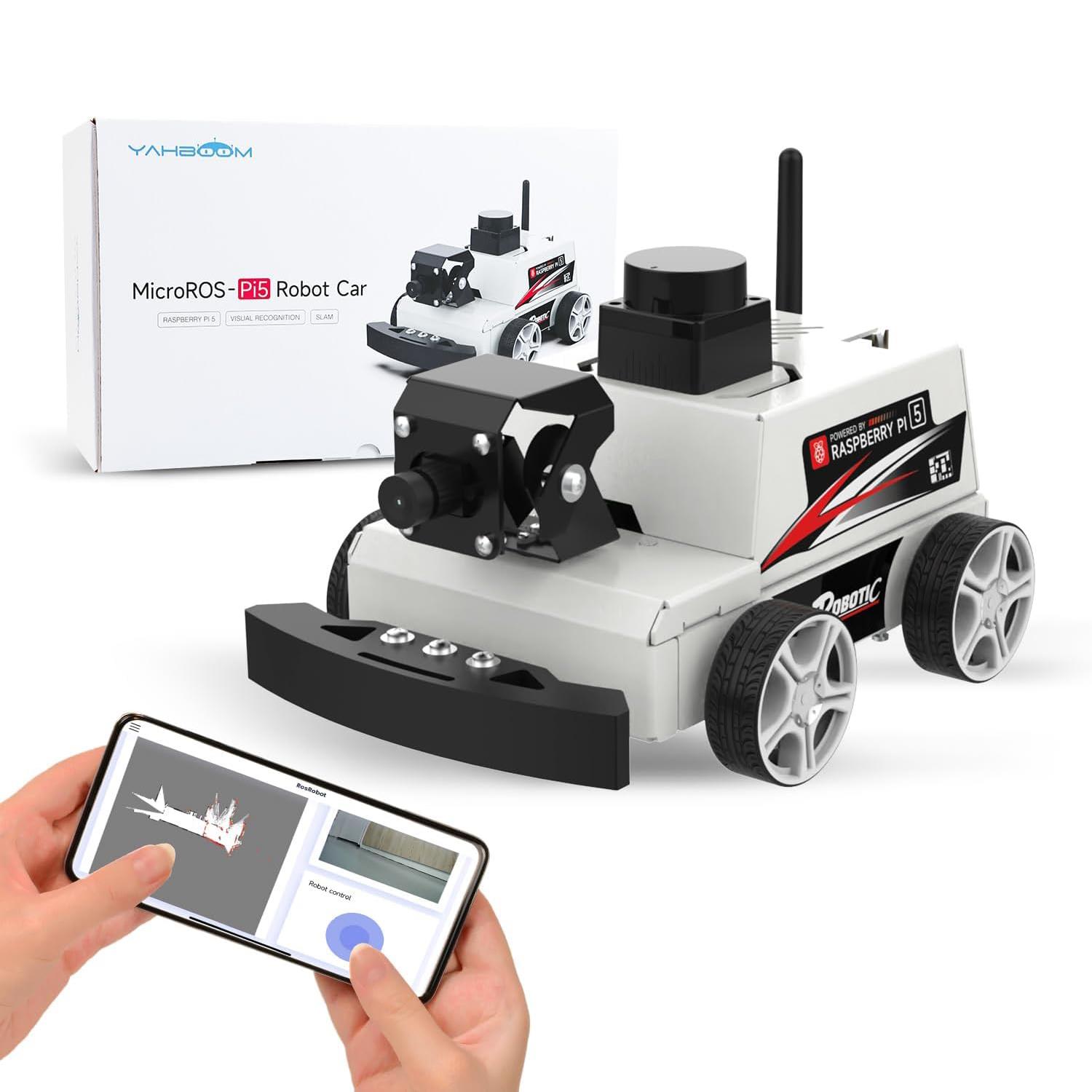 Yahboom AI Görüş ROS2 Lidar Akıllı Otonom Robot Araba Kiti